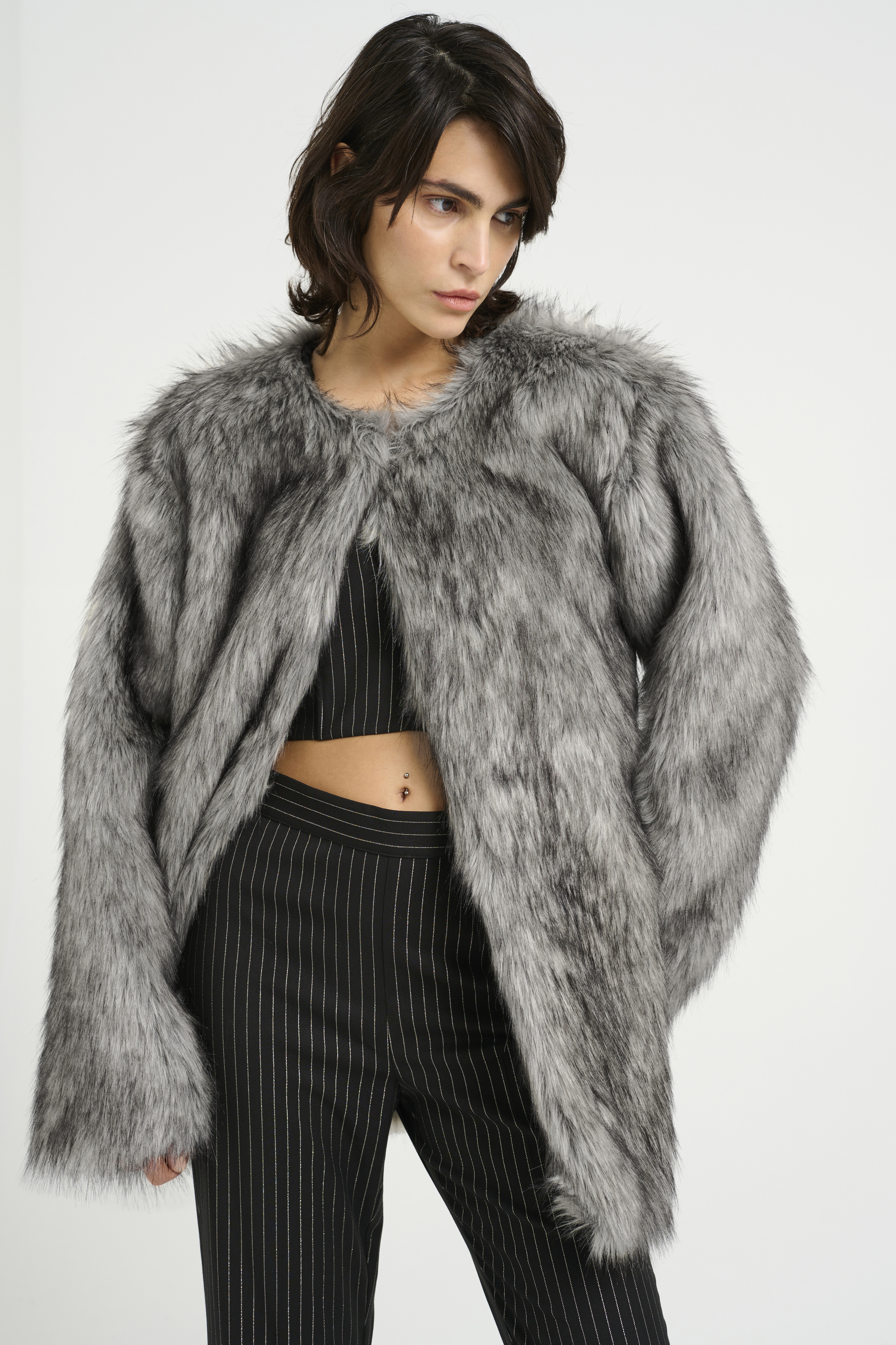 の 人気アイテムランキング WiliaGZ Outerwear in grey woolf polyester ジャケット・アウター