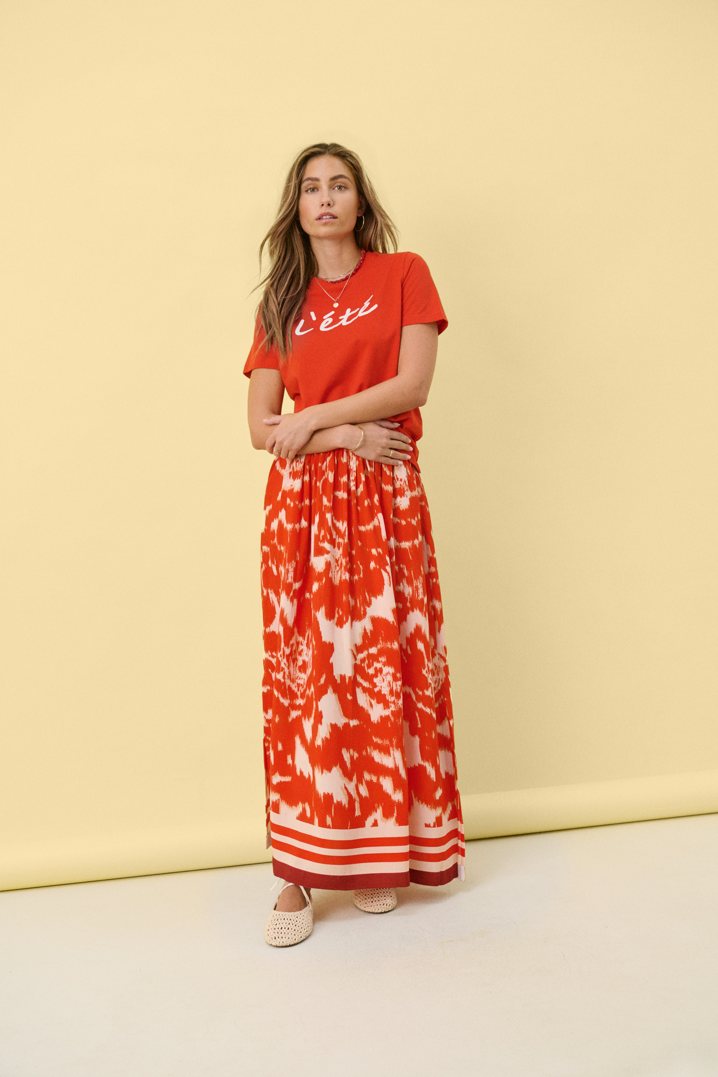 【THE MOZZ】Garni pleated skirt THE MOZZ】Garni pleated skirt
