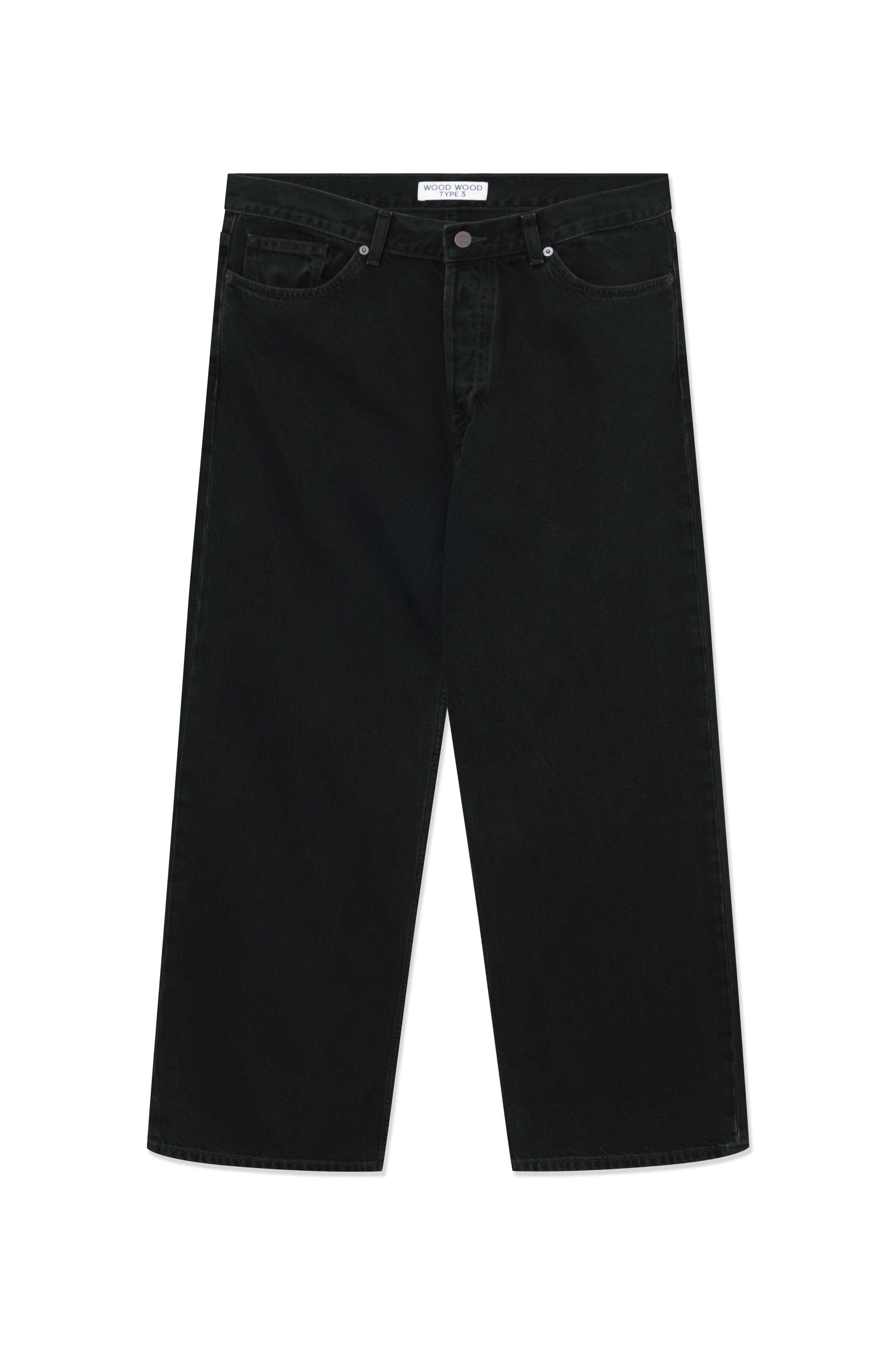 WWType 3 Jeans in black slate cotton | WoodWood