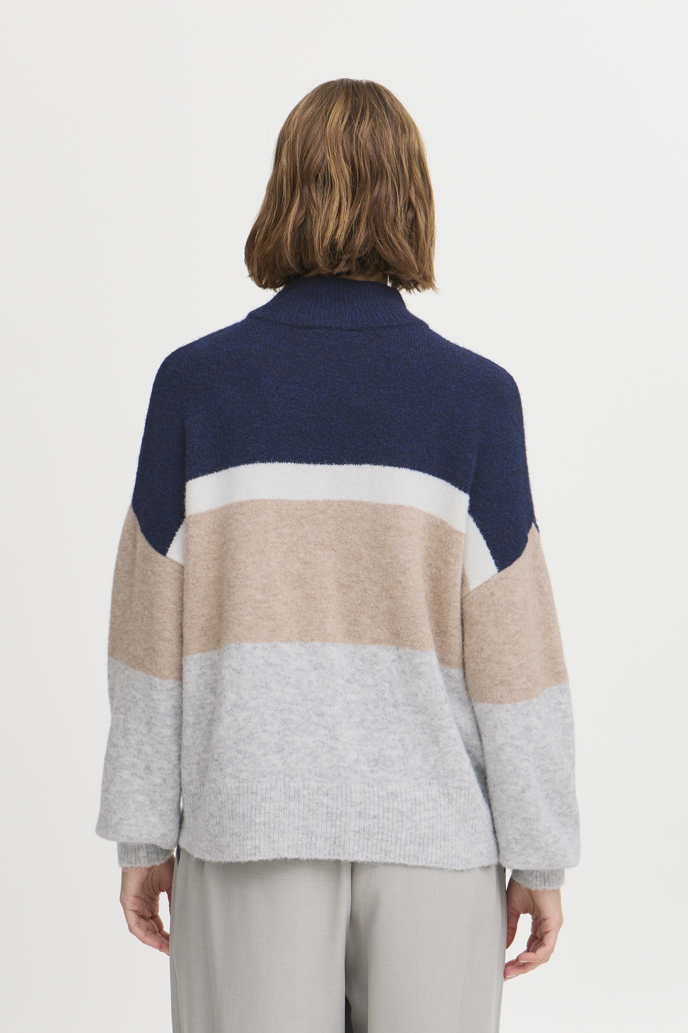 売れ筋商品|||ビーヤング ニット&セーター レディース アウター BYNONINA POINTELLE JUMPER - Jumper - mid grey melange b.young BYNONINA POINTELLE JUMPER - Jumper - mid grey