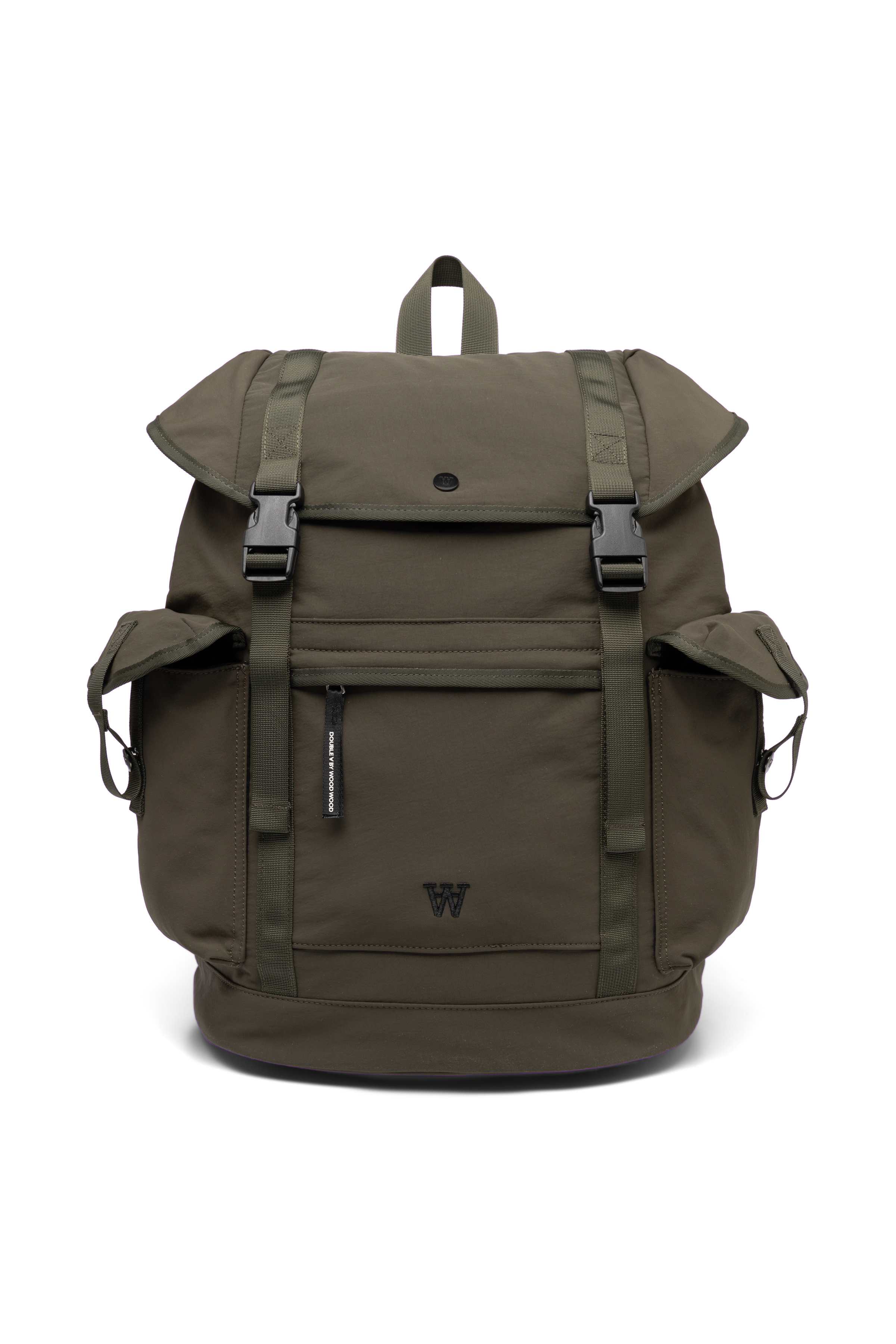 WOODWOOD トラベルバッグ WWKarl Bag in grape leaf / green nylon | WoodWood