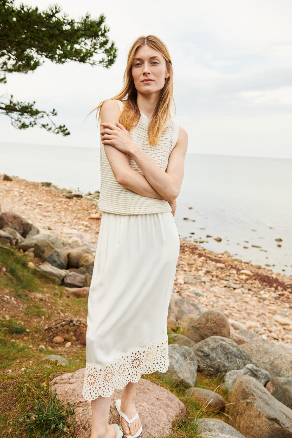 GatiniPW Lace skirt in tofu colour | Part Two