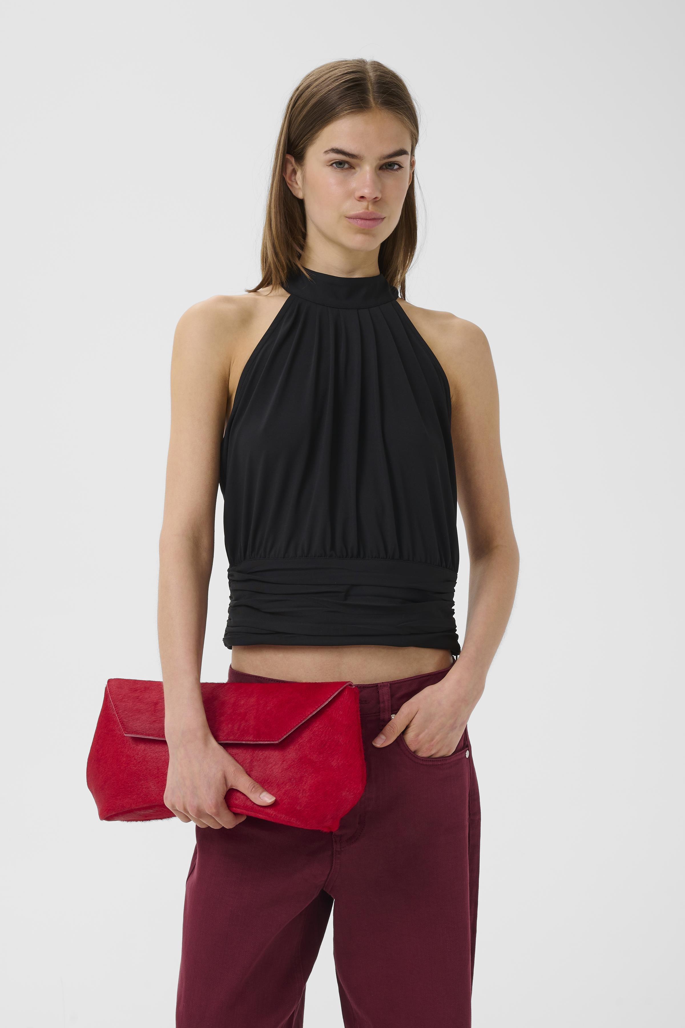 GZkadie Top in black polyester