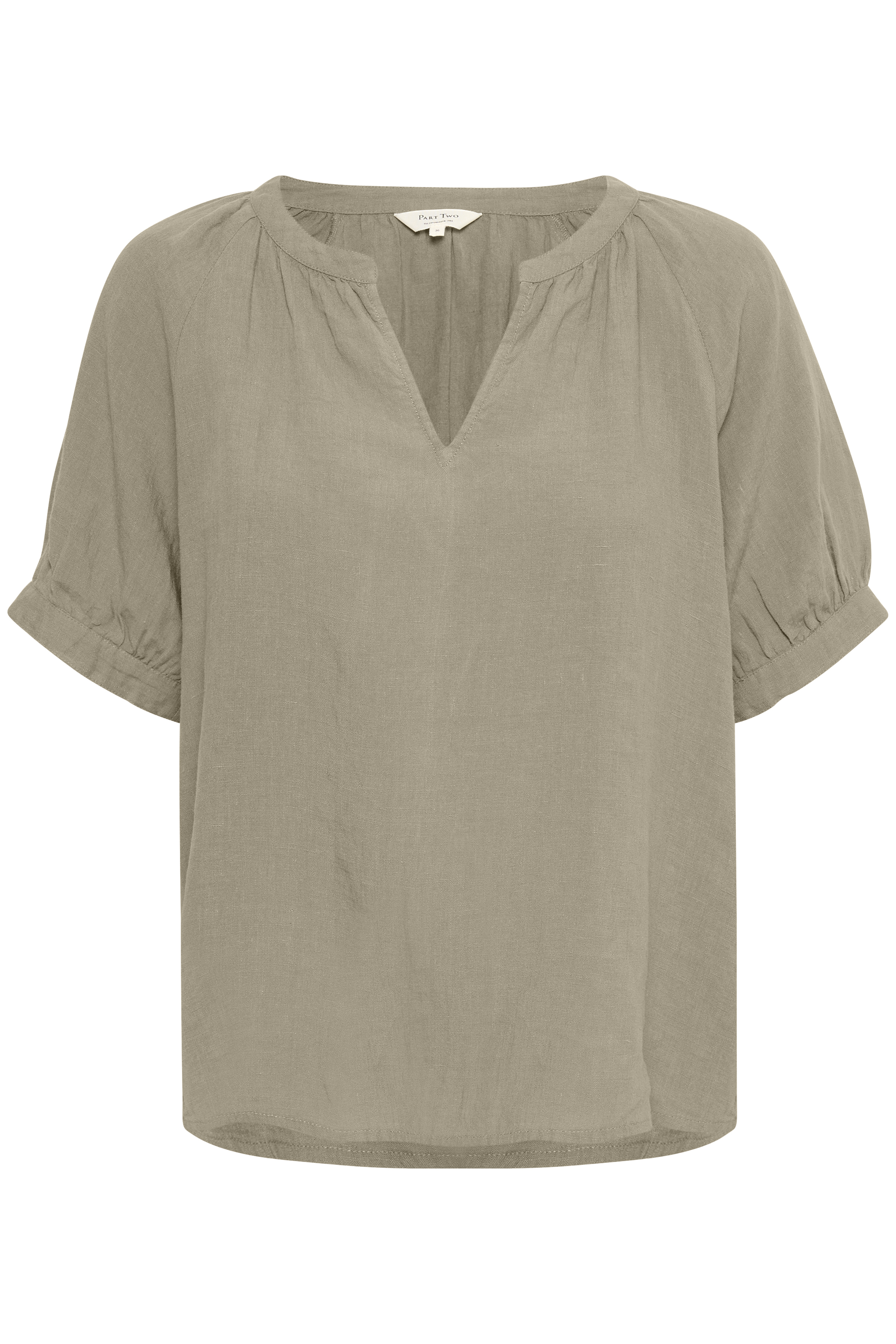 PopsyPW Short-sleeved linen blouse PACK FRONT 30306825-170613