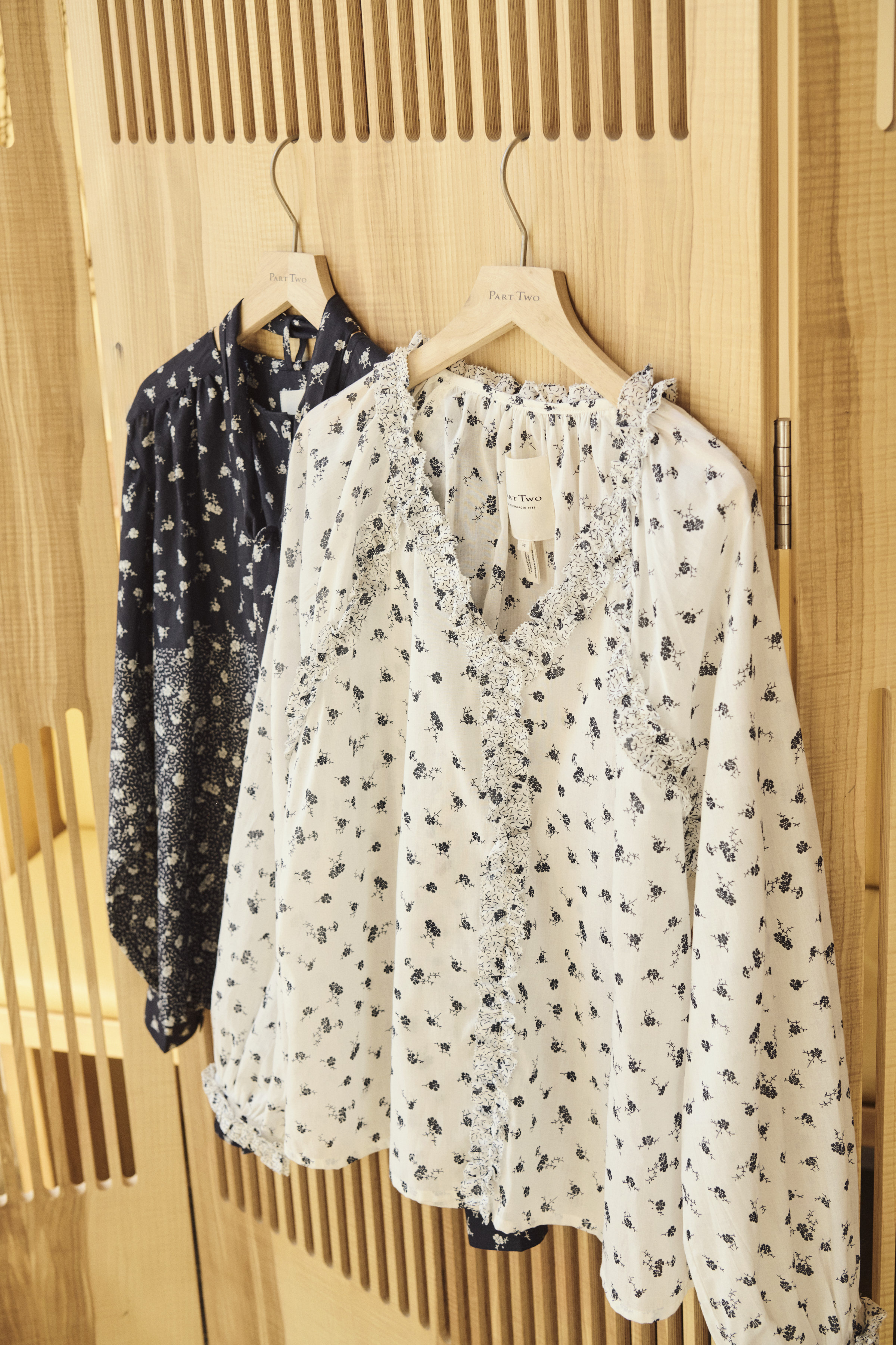 ZadiePW Blouse in whispering white fragile print cotton