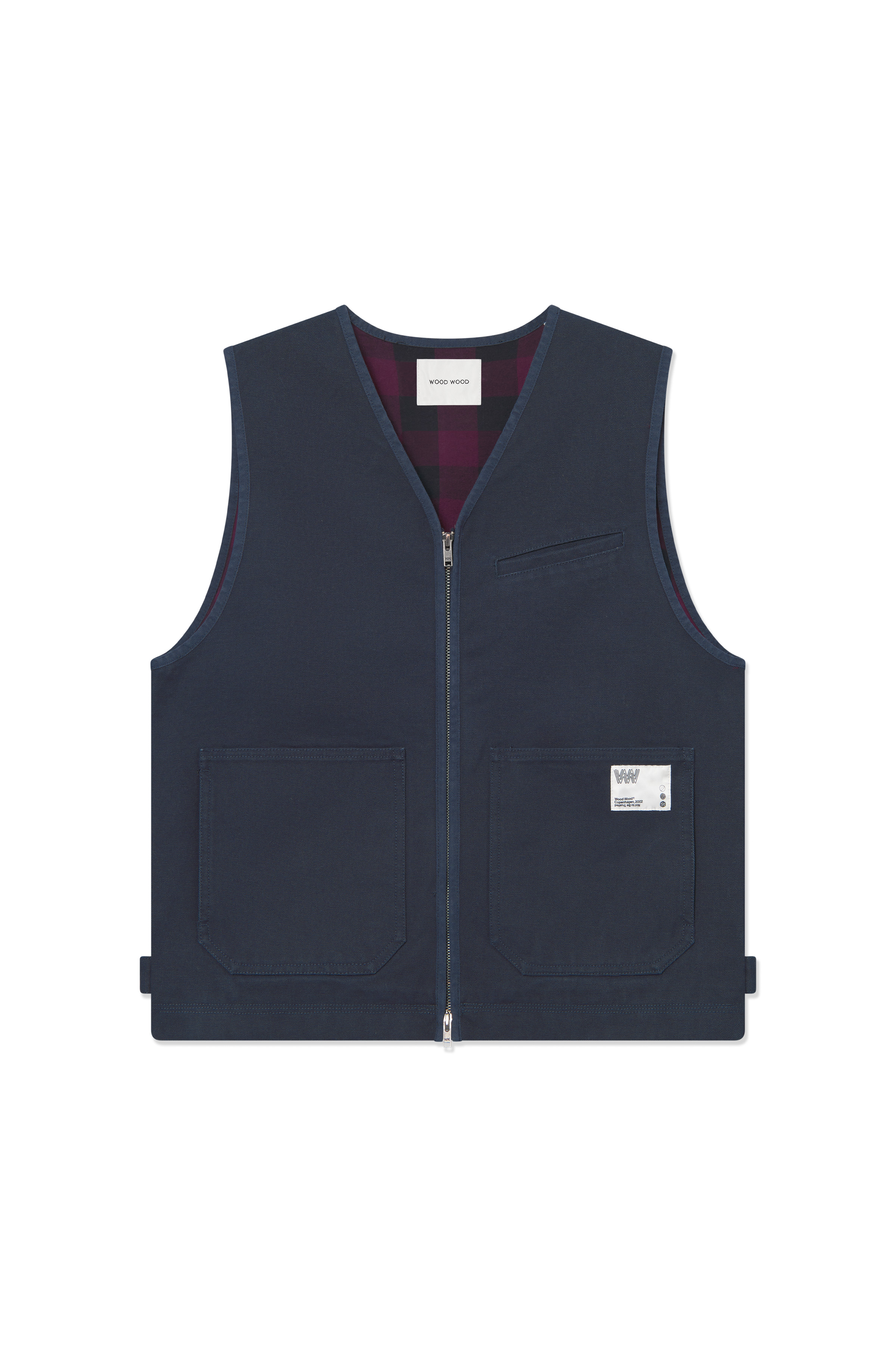 Gilet Homme John Varvatos Bleu – Lin Et Laine, Taille US 34 IT 44, Neuf Avec étiquettes