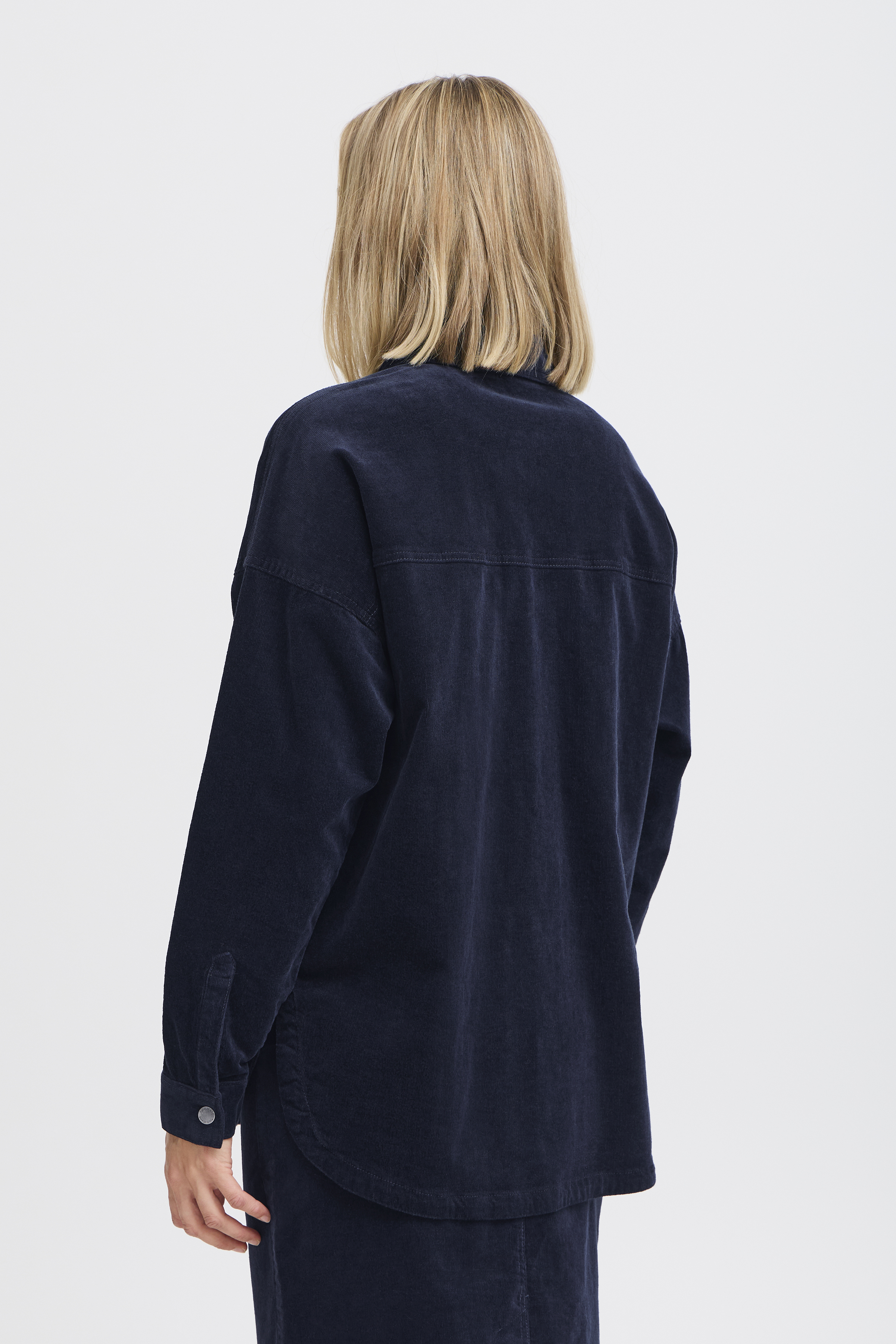 PZSALLY Shirt in dark sapphire colour | Pulz Jeans PZSALLY Shirt in dark sapphire colour | Pulz Jeans