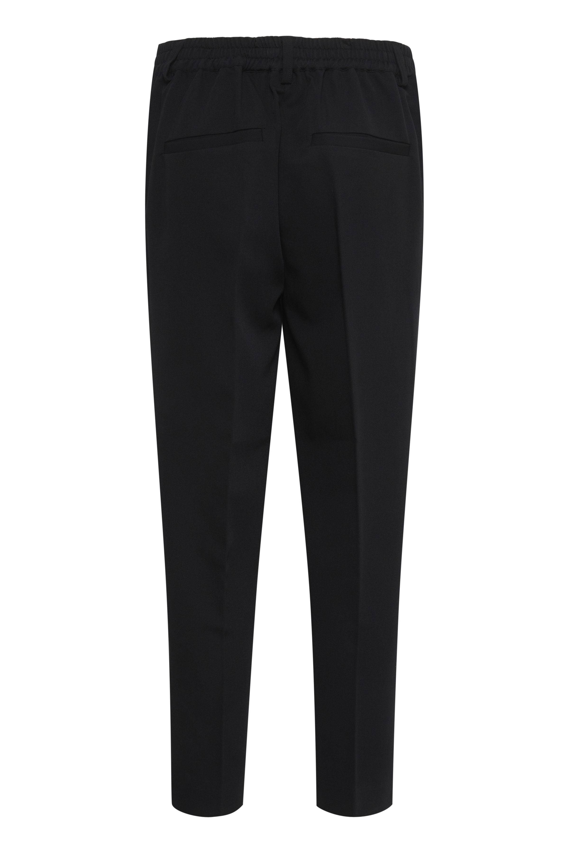 KAsakura Cropped Pants in black deep colour | KAFFE Clothing