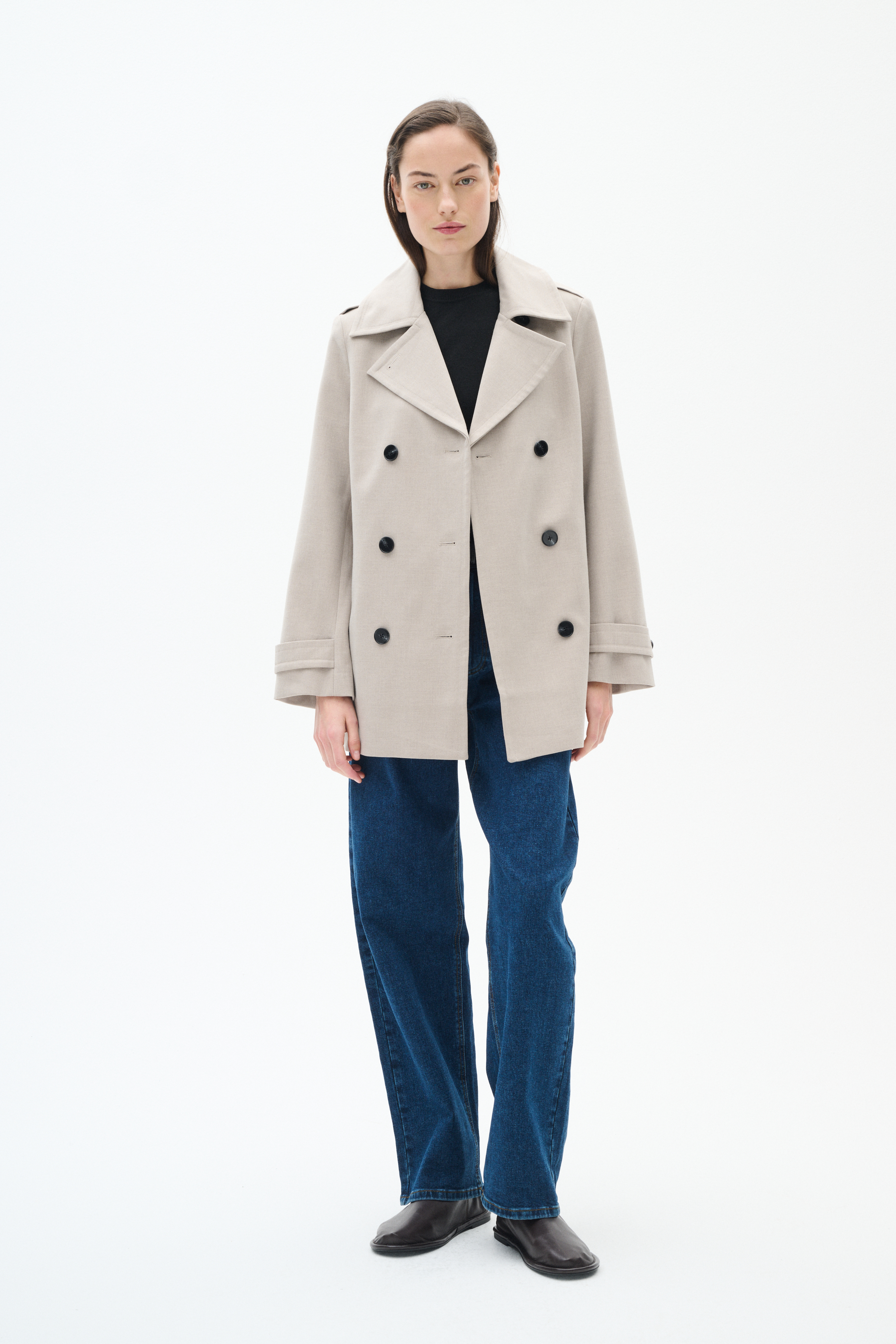 UlrykaIW Sailor Coat in marine blue colour