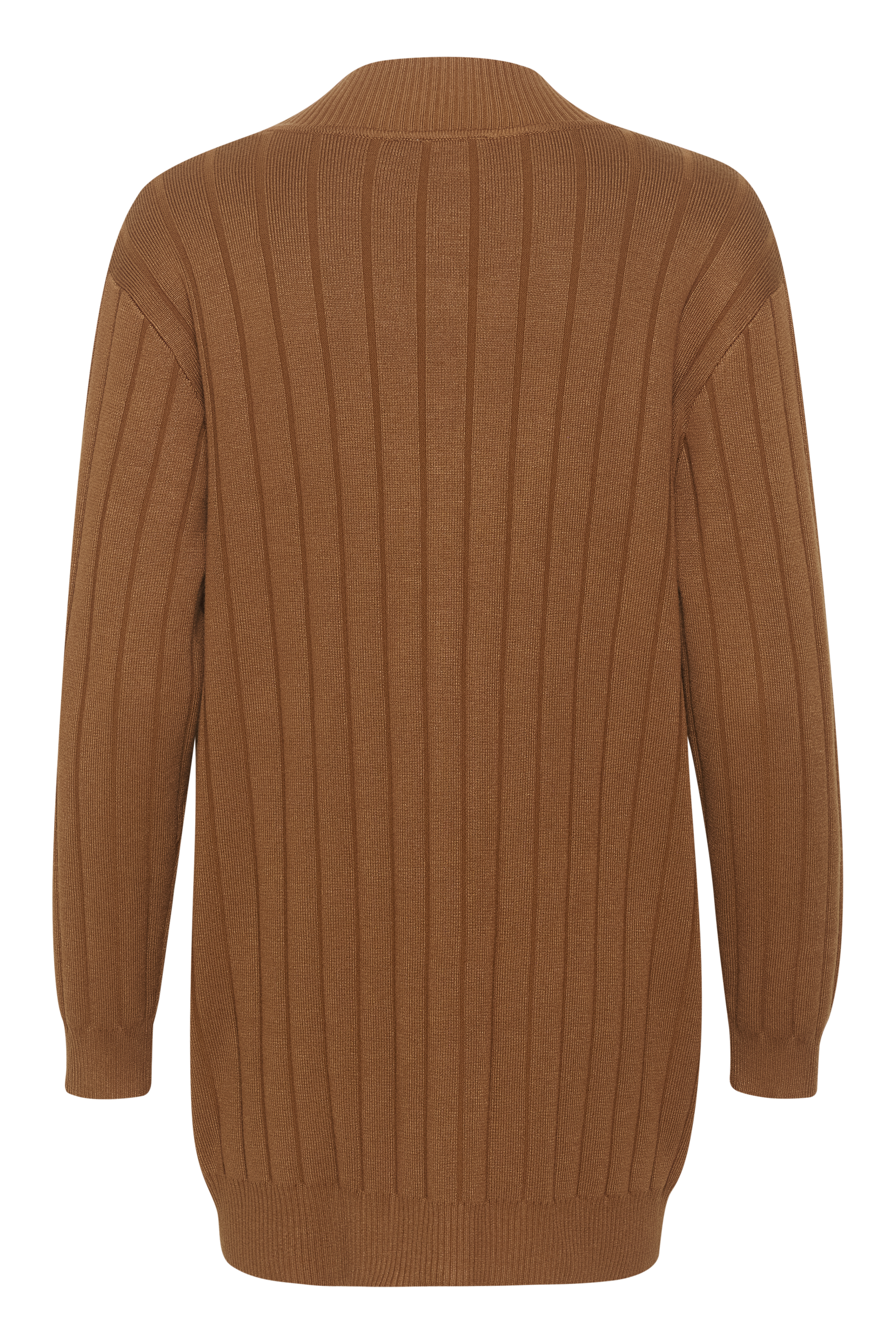 COZY GRADATION CARDIGAN IN BROWN