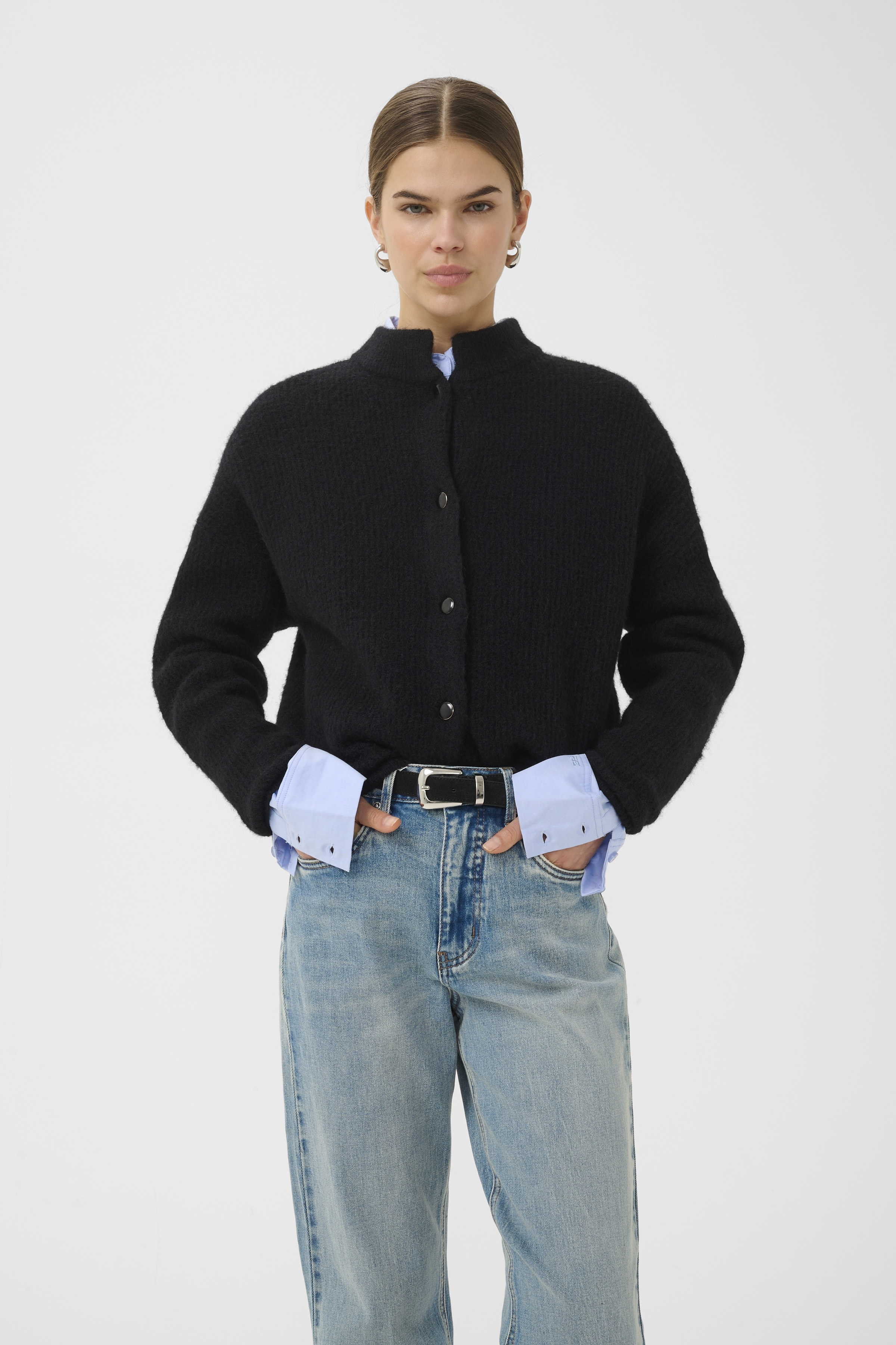 AlphaGZ Cardigan in black colour