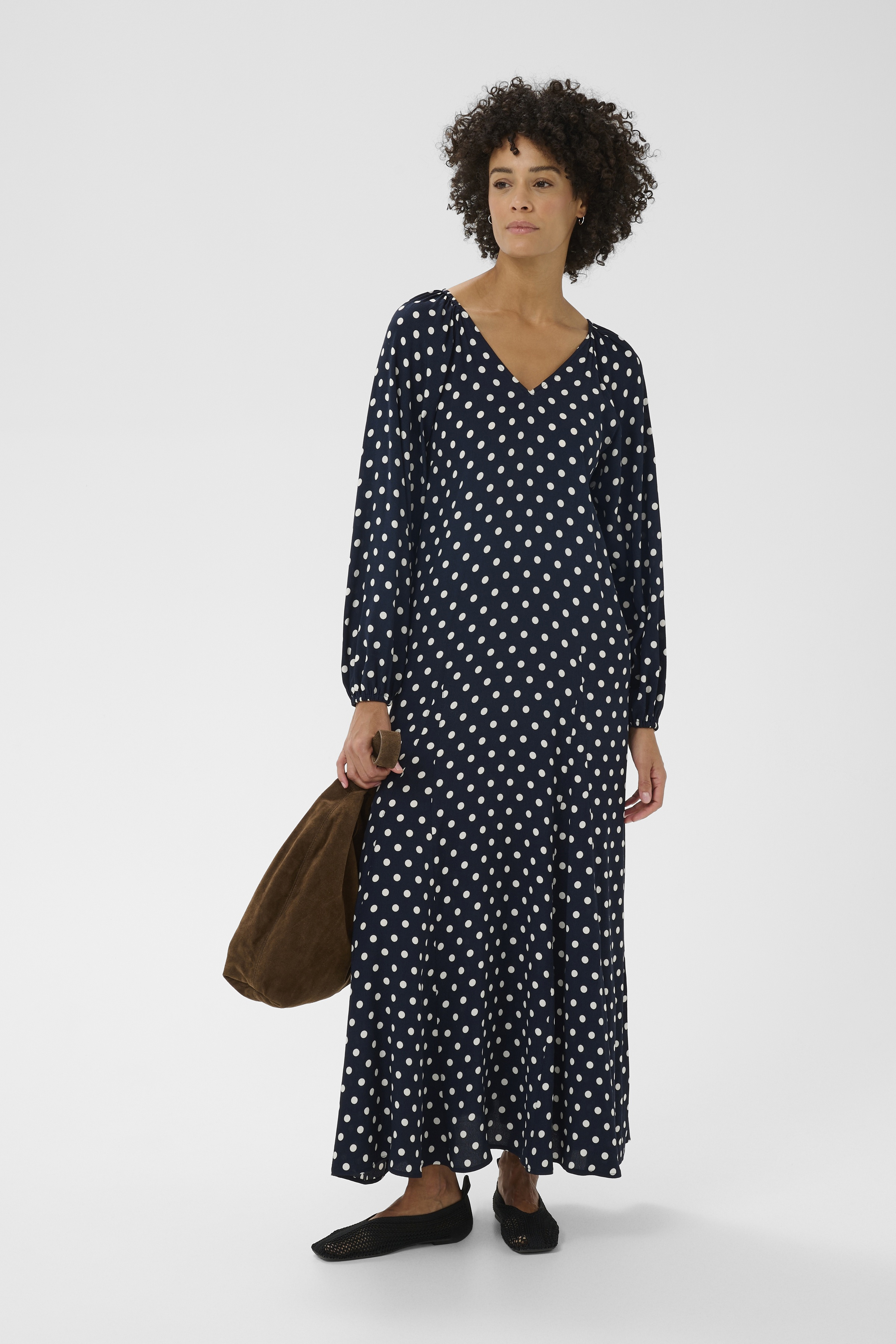 RosalinePW Dress in after midnight dot / blue colour