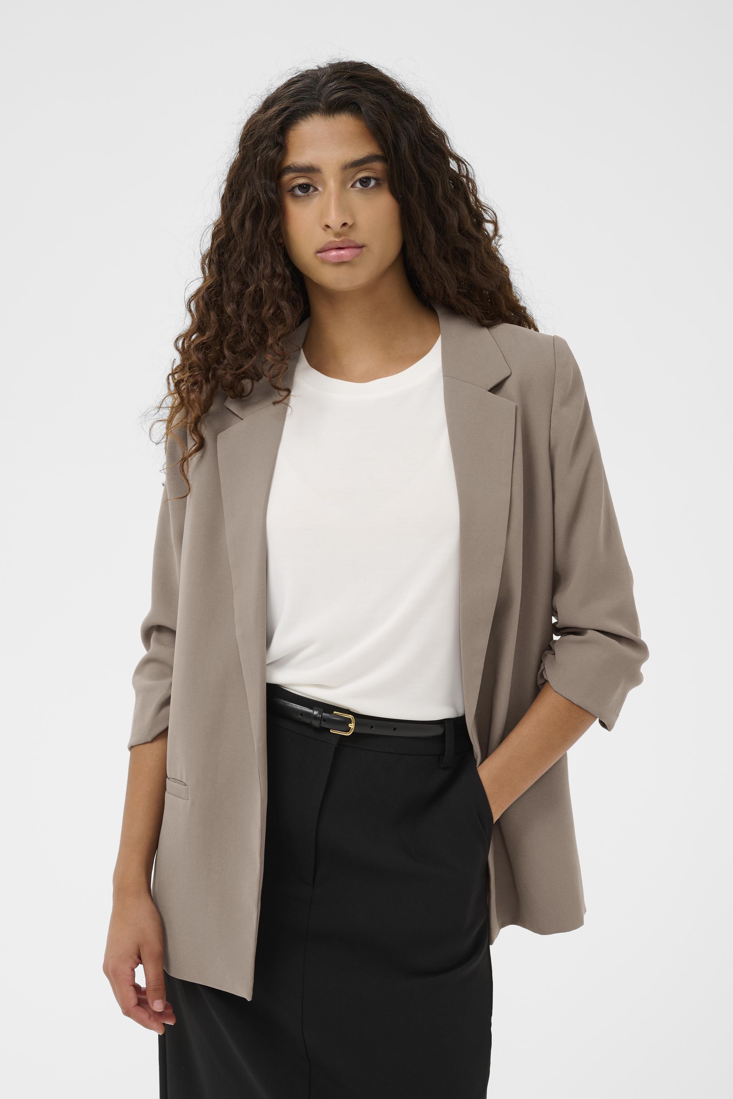 SLShirley Blazer in brindle / brown colour