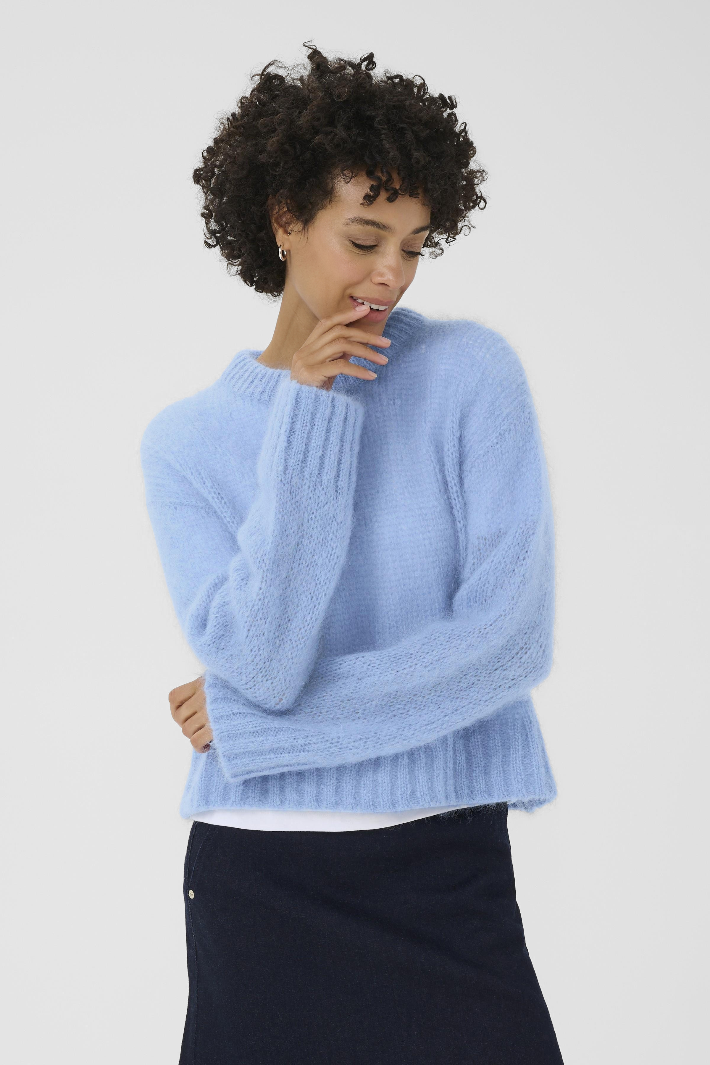 SillePW Pullover in vista blue colour