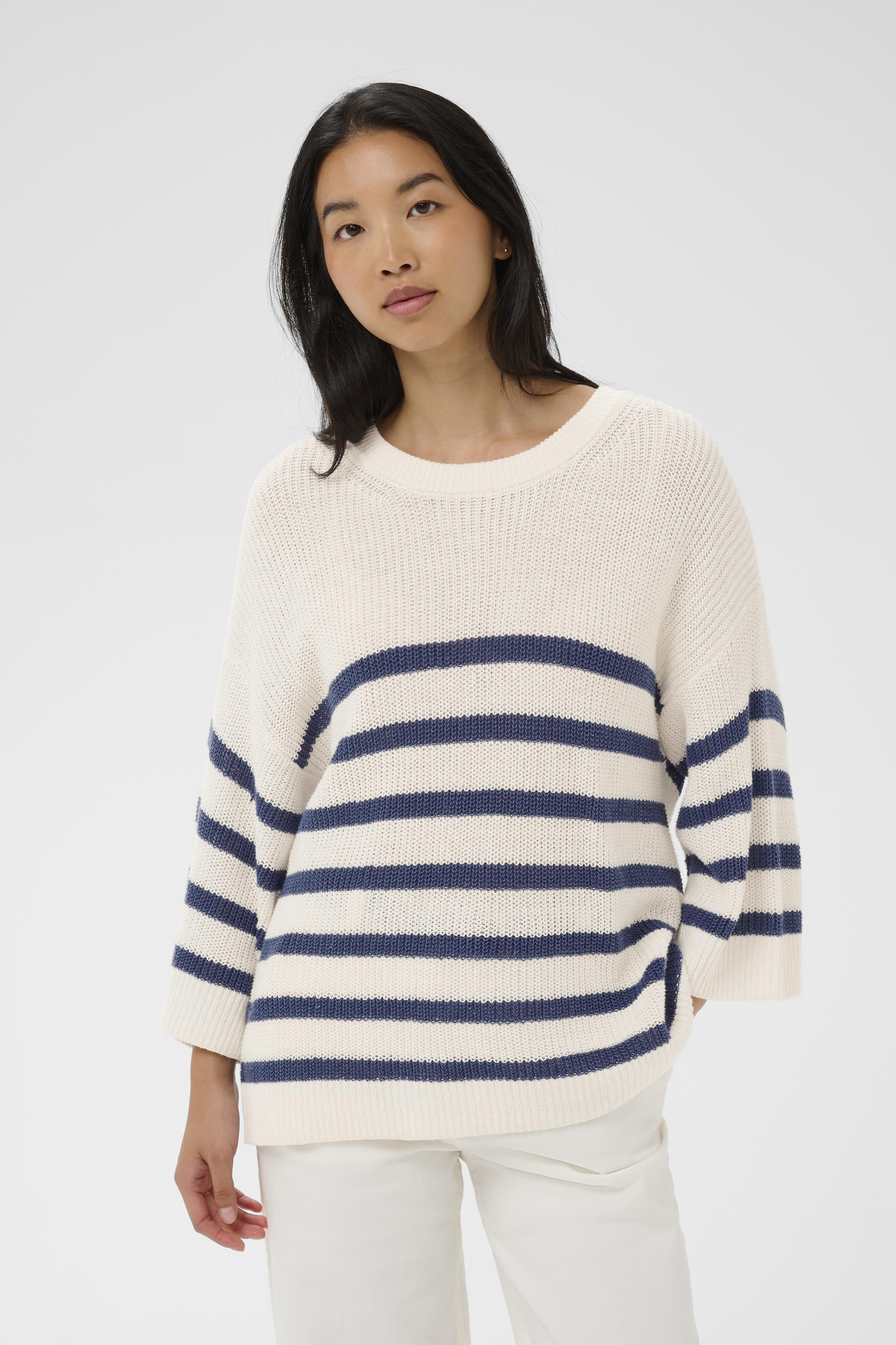 AlizaPW Pullover in blue stripe colour
