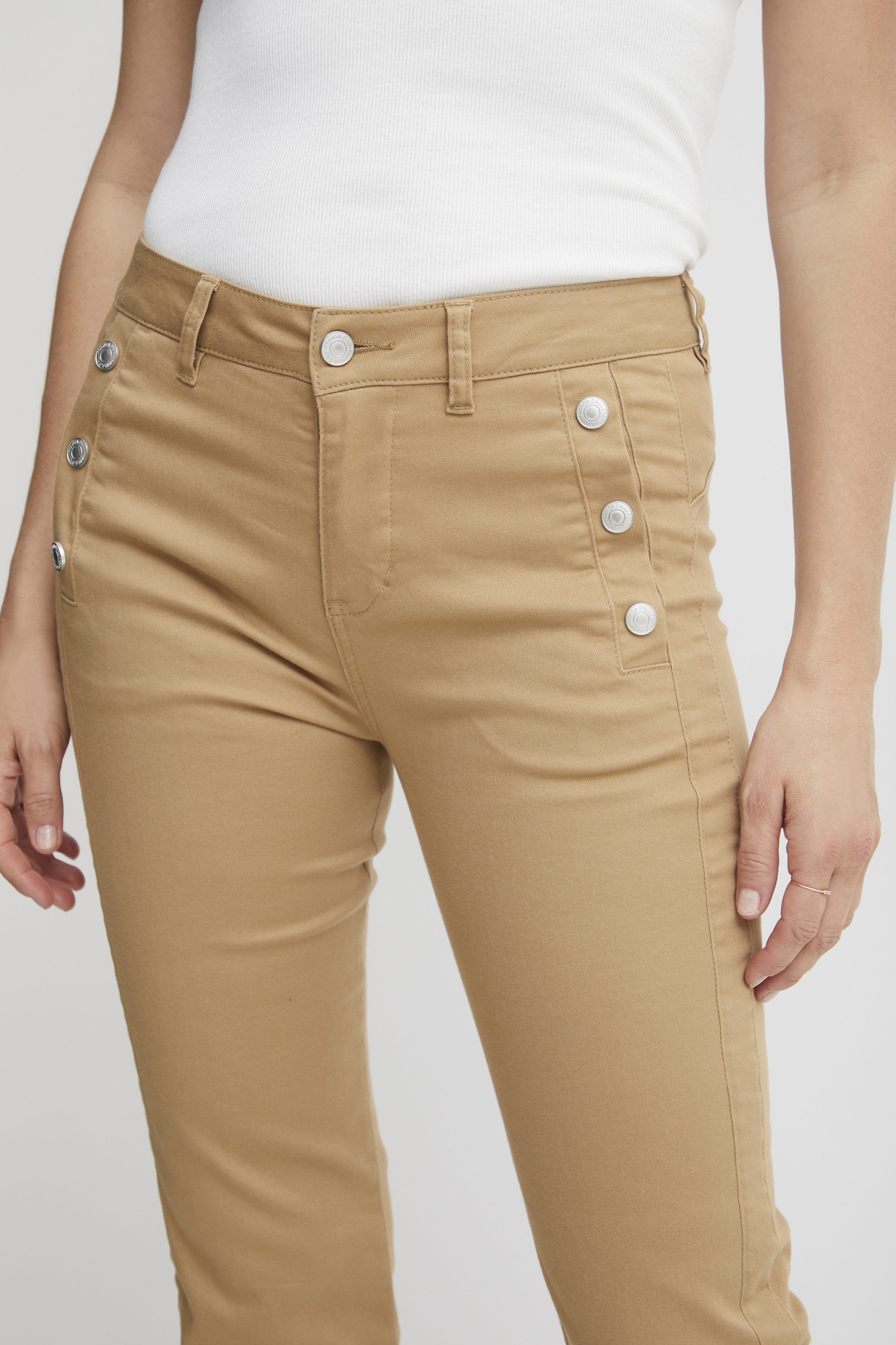 FRMAX Trousers in tannin colour | BON'A PARTE