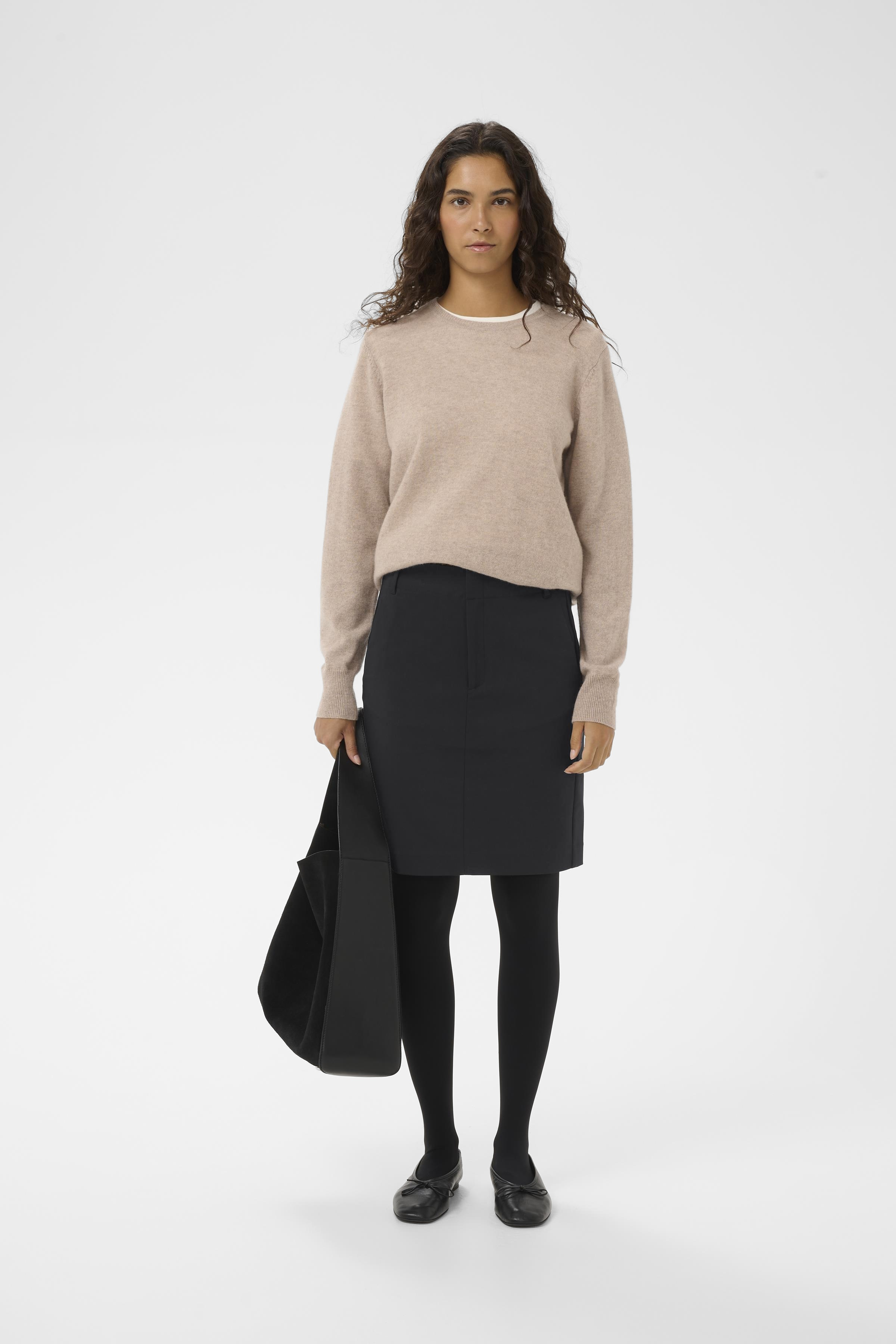 AERO ZIP POCKET LIGHT STRETCH SKIRT ブラック Sky Petite Black