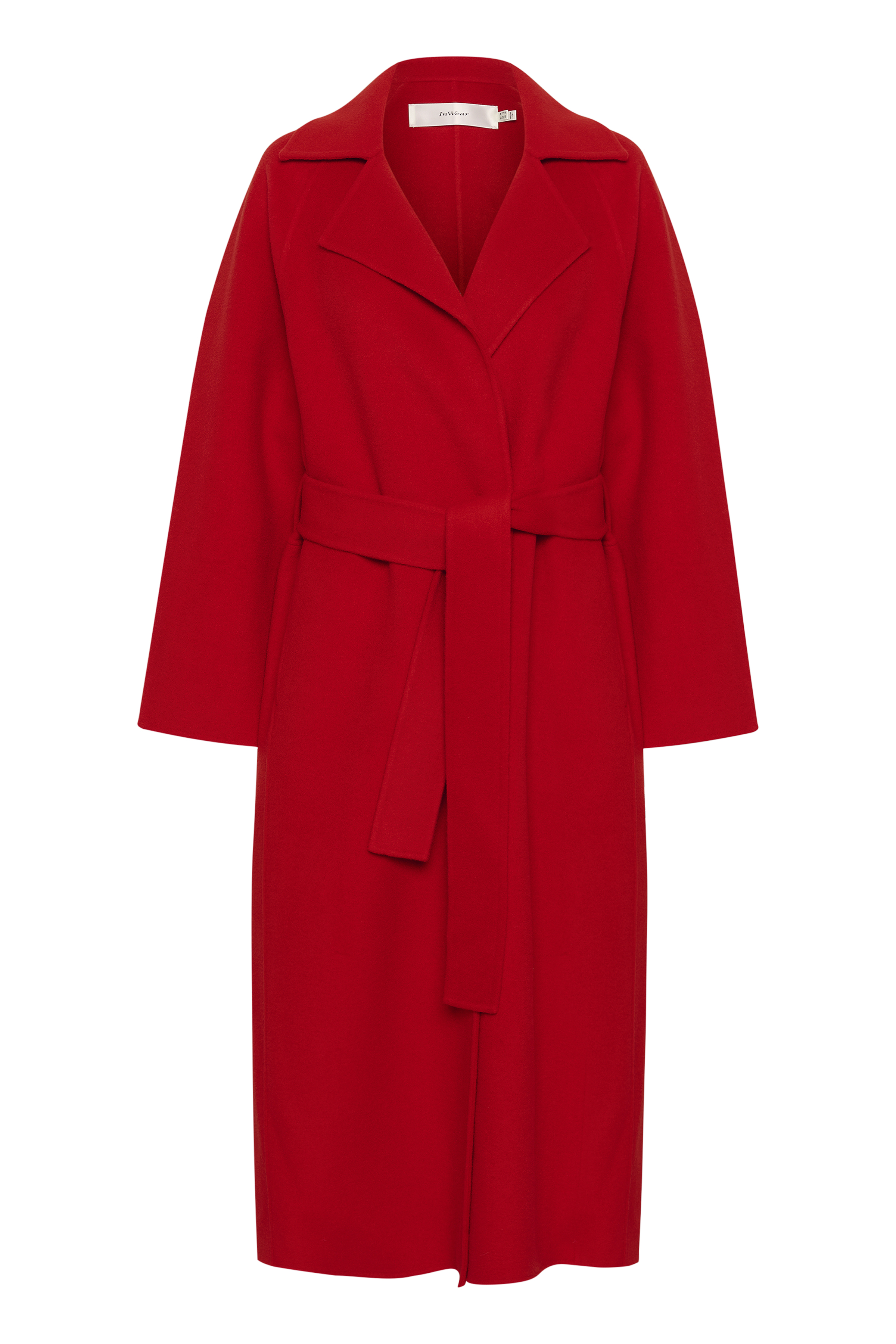 YillaIW Coat in cranberry / red colour