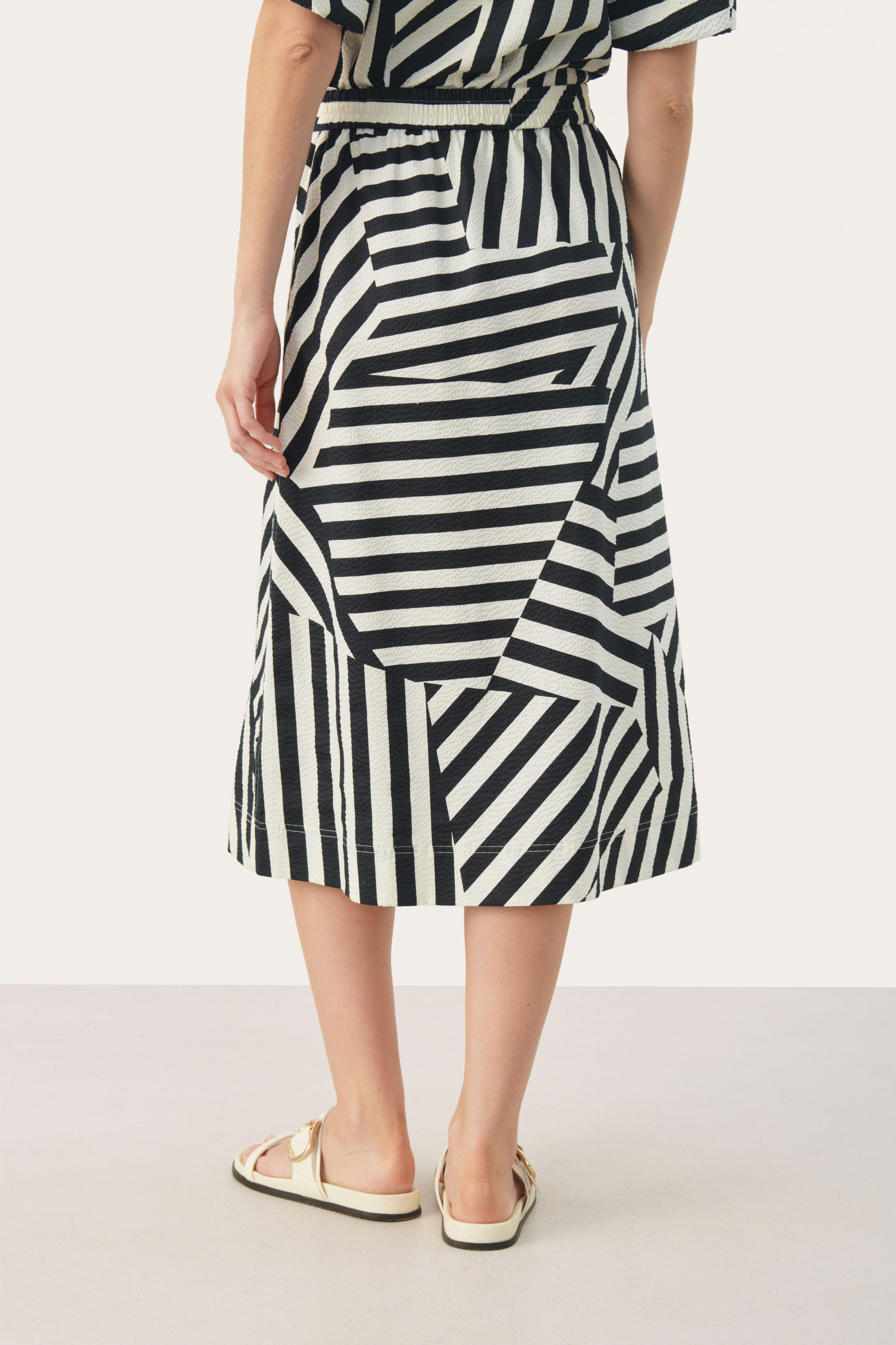 スカート n.k atelier stripe long skirt n.k atelier stripe long skirt
