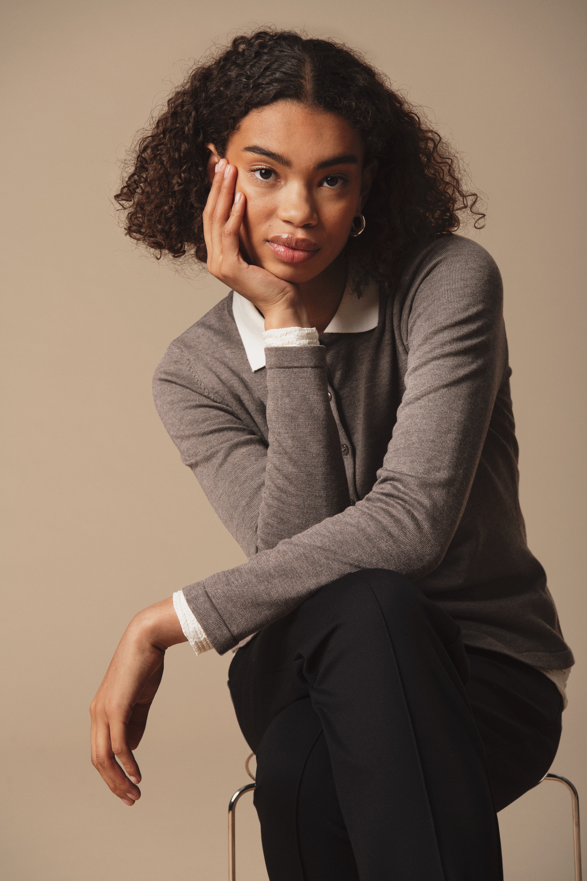 MilaSZ R-Neck Cardigan in gumdrop green colour | Saint Tropez MilaSZ R-Neck Cardigan in gumdrop green colour | Saint Tropez