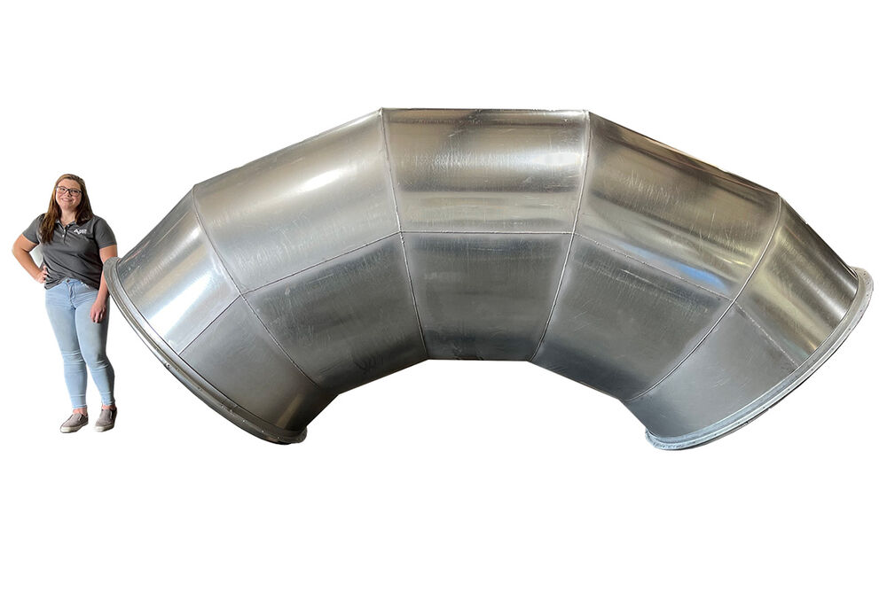 Flanged Elbow 12ga