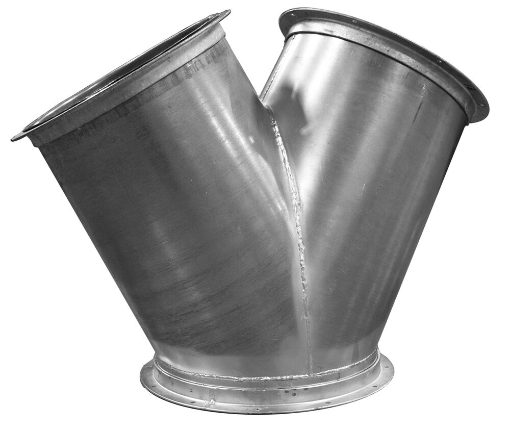 Flanged Y Branch 14 Gauge 60°