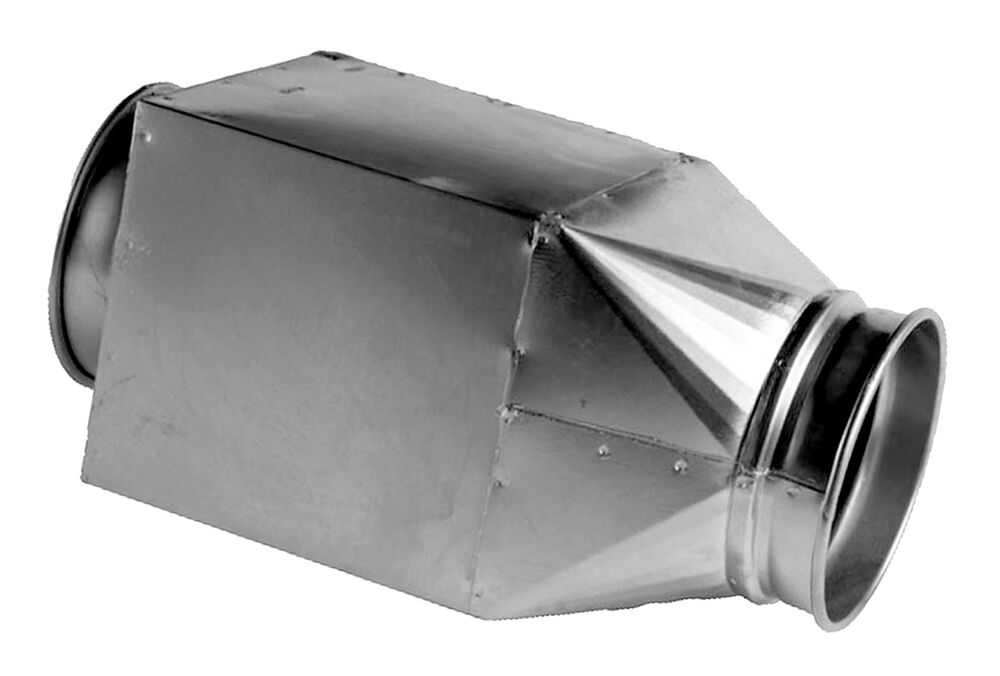 QF In Line Back Draft Damper 14ga
