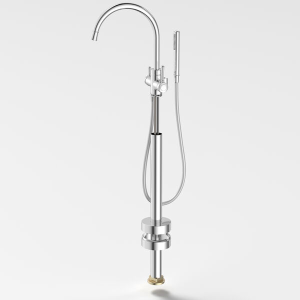 Caroma Riviere  Freestanding Bath Filler with Handshower - Trim Kit