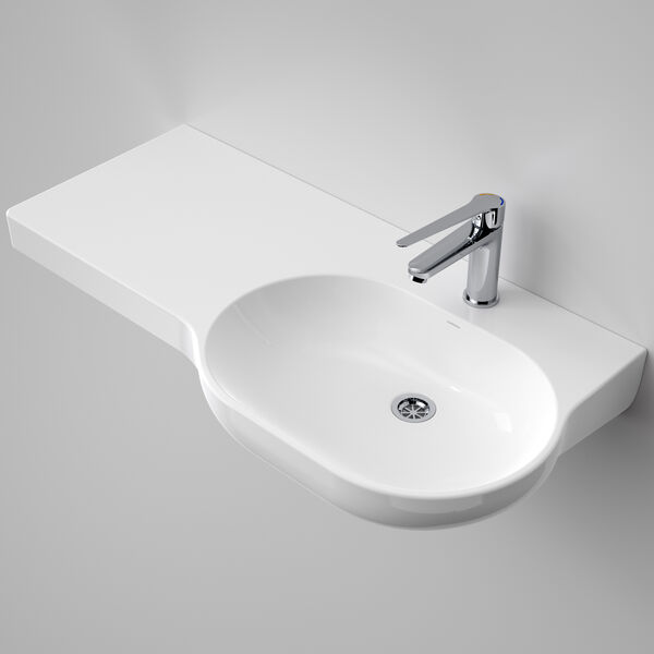 Caroma Opal® 920 Wall Basin Left Hand Shelf