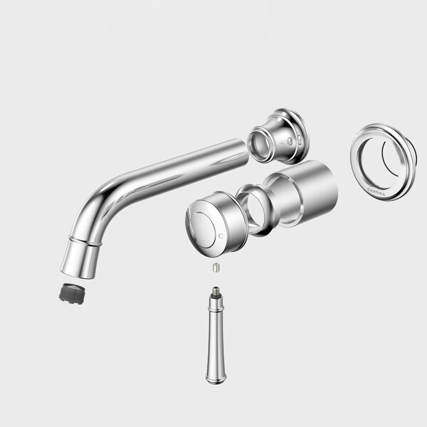 Caroma Riviere Wall Basin/Bath Mixer 175mm - Trim Kit