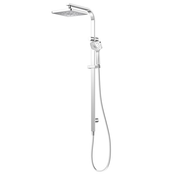 Waipori MK2 Satinjet Rail Shower With Overhead