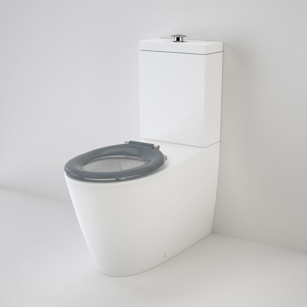 Care 800® Cleanflush® Wall Faced Toilet Suite with Pedigree II Care Single Flap Seat  - with GermGard®