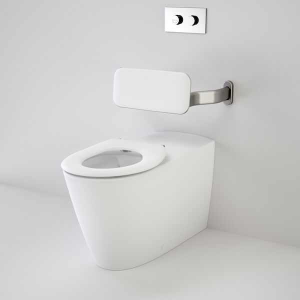 Care 800® Cleanflush® Invisi Series II® Wall Faced Suite with Backrest, Caravelle Single Flap Seat (GermGard®)