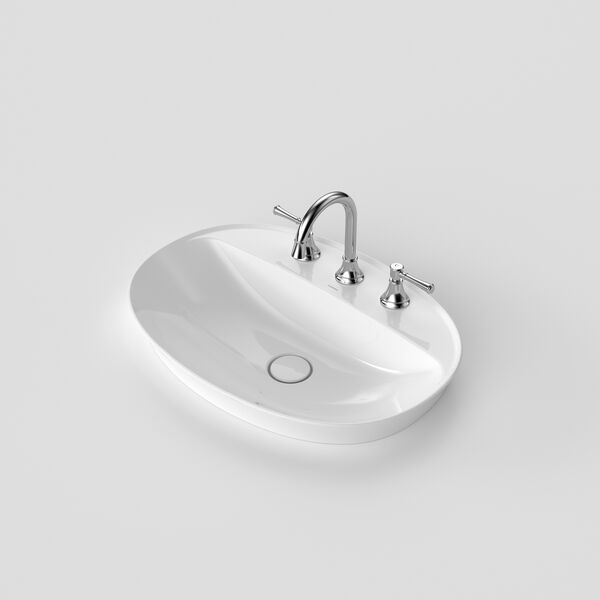 Caroma Riviere Inset Basin - 3 Tap Hole - Coming August 2026