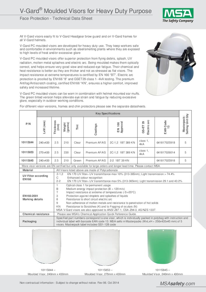 V-Gard visir 10115844