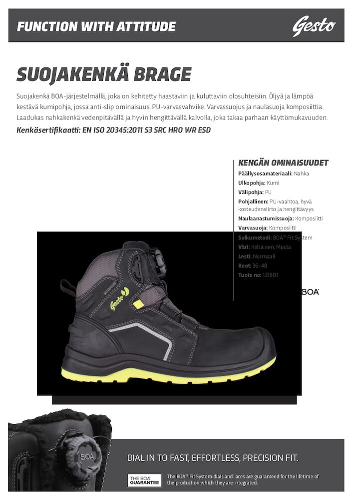 GESTO BRAGE PRODUKTBLAD FI