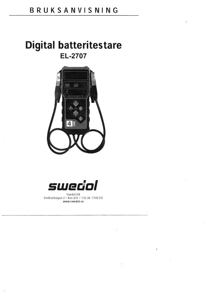EL-2707 MANUAL