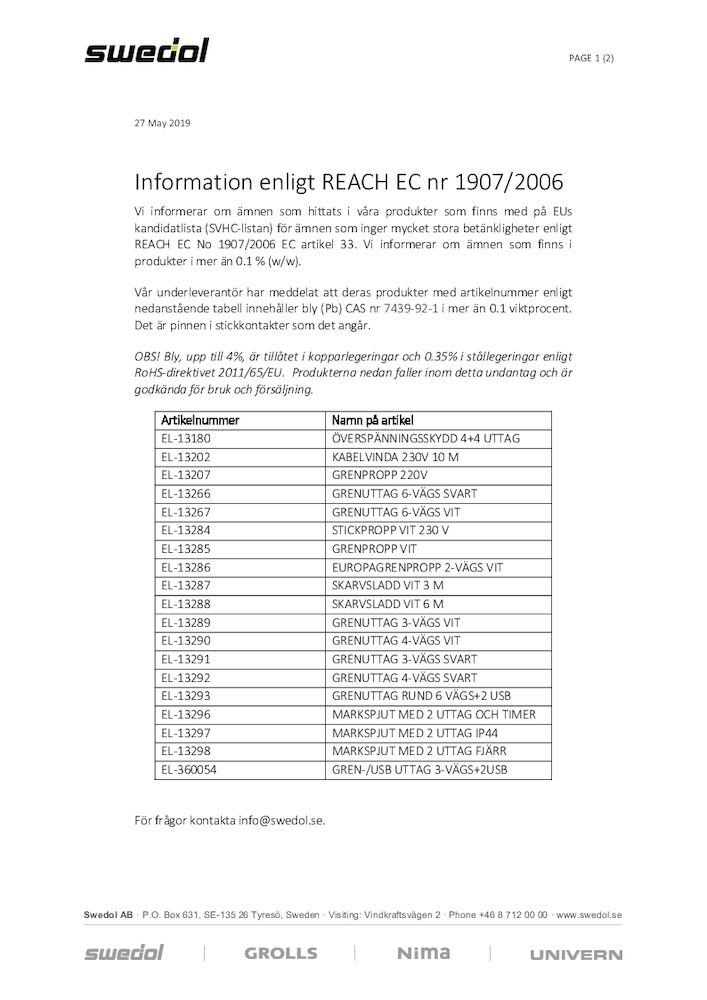 REACH-information