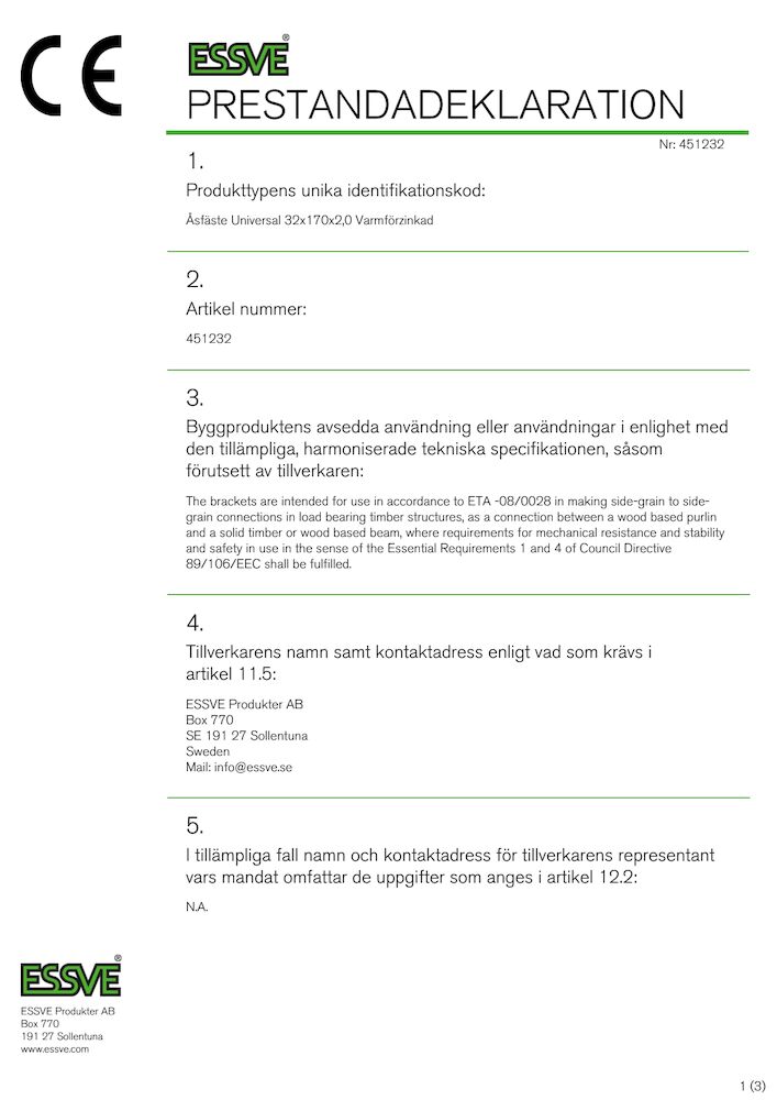6491048 PRESTANDADEKLARATION