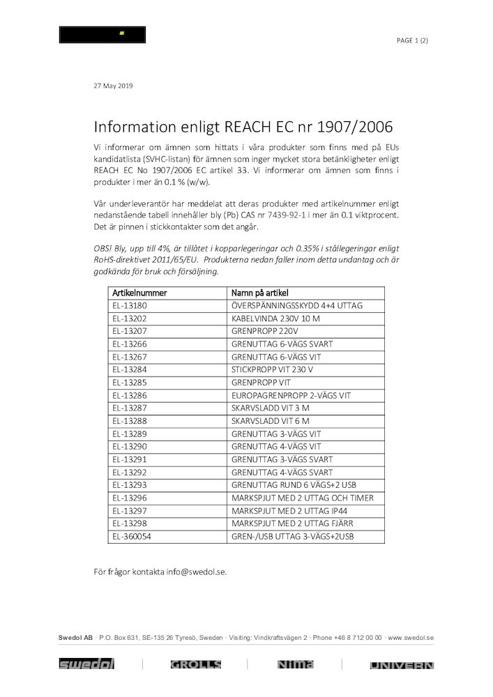 REACH-information