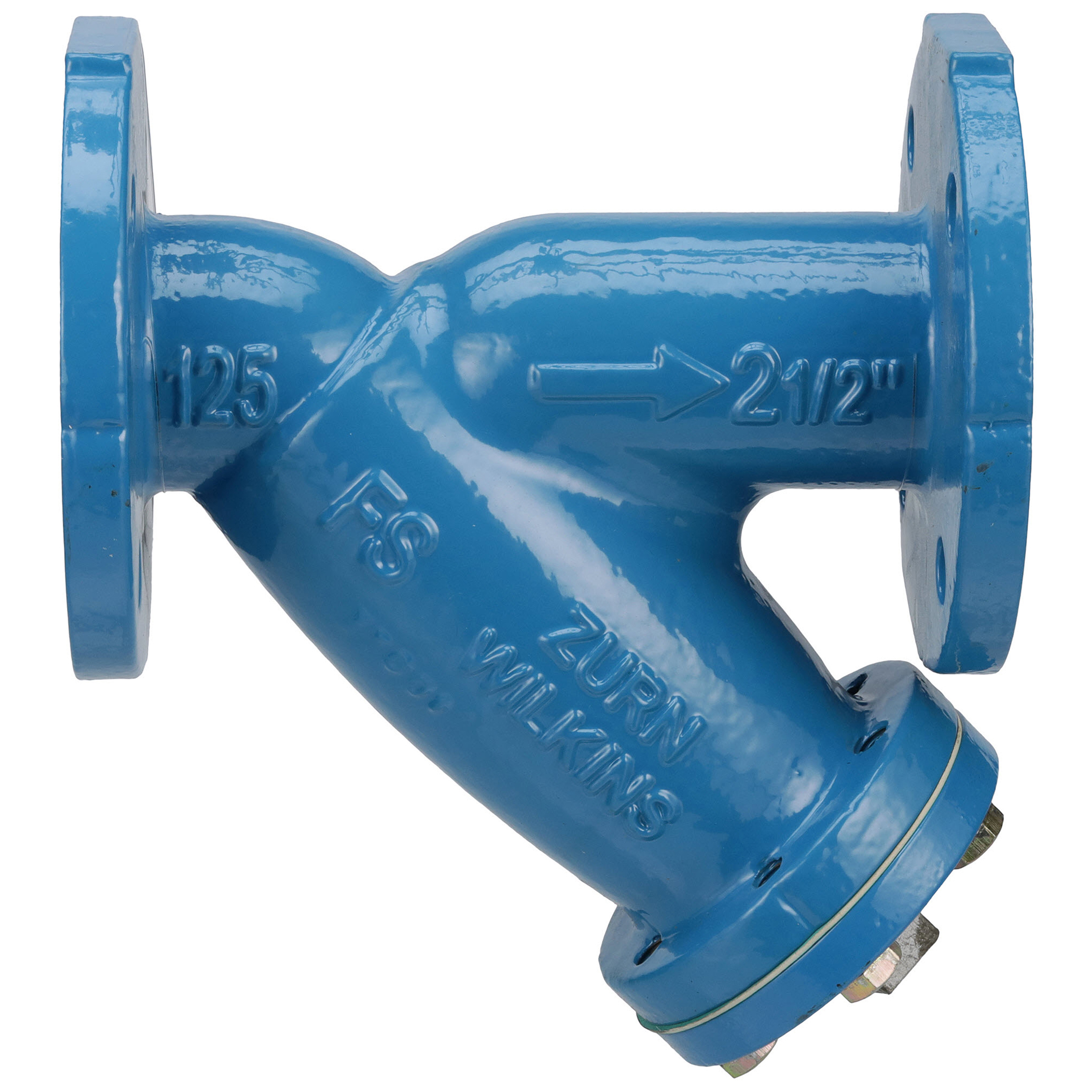 Pace Supply | Wye Strainer, 2-1/2 In, Flange, Ductile Iron