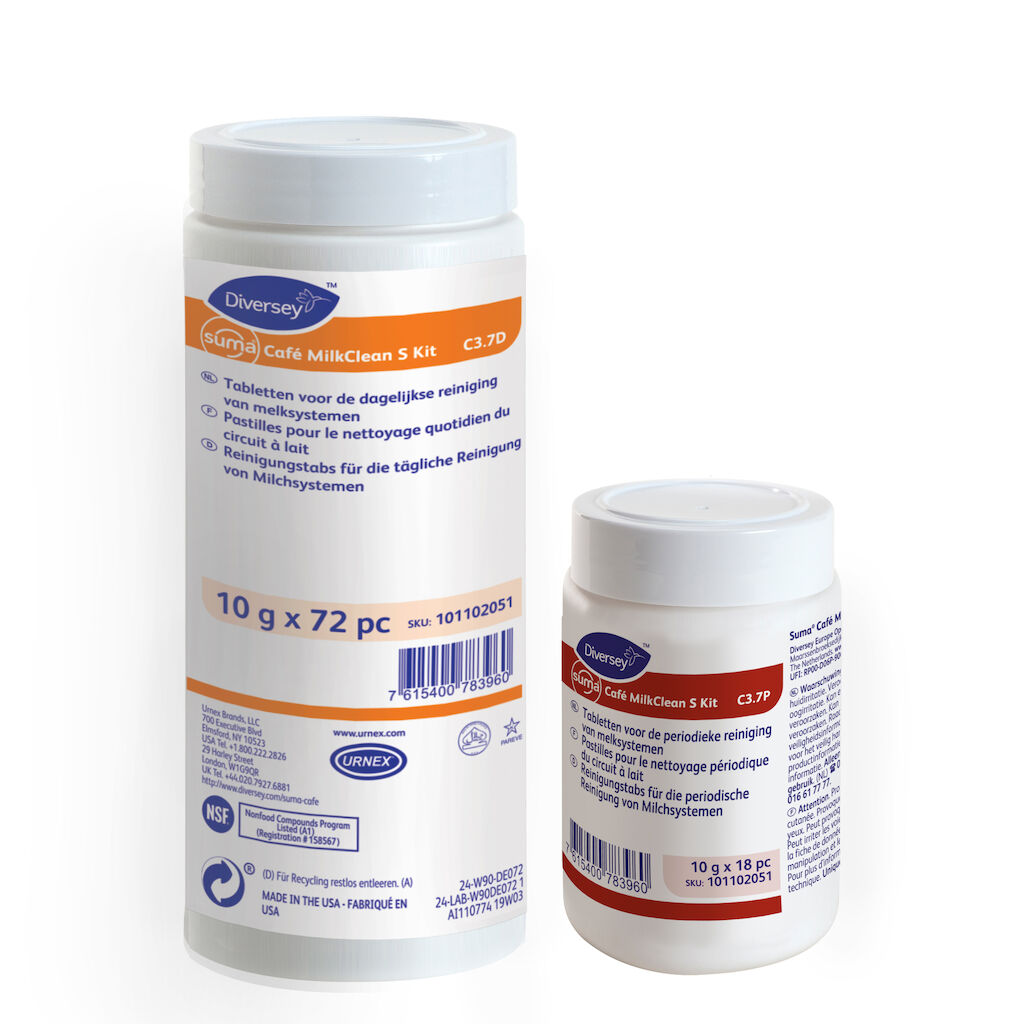 Suma Café MilkClean S Kit C3.7 90st - Tabletten voor de dagelijkse en wekelijkse reiniging van melksystemen