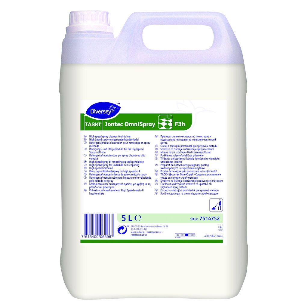 TASKI Jontec OmniSpray F3h 2x5L - Detergente/manutentore per metodo spray