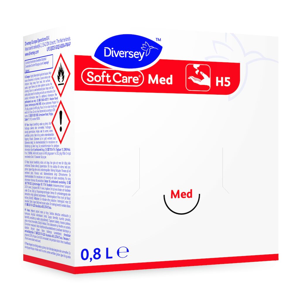 Soft Care MED H5 6x0.8L - Handdesinfektion