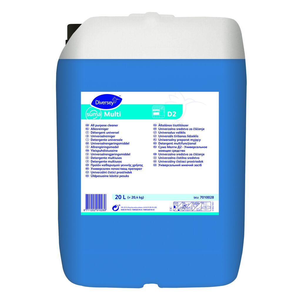 Suma Multi D2 20L - Détergent universel, convient pour l'aluminium