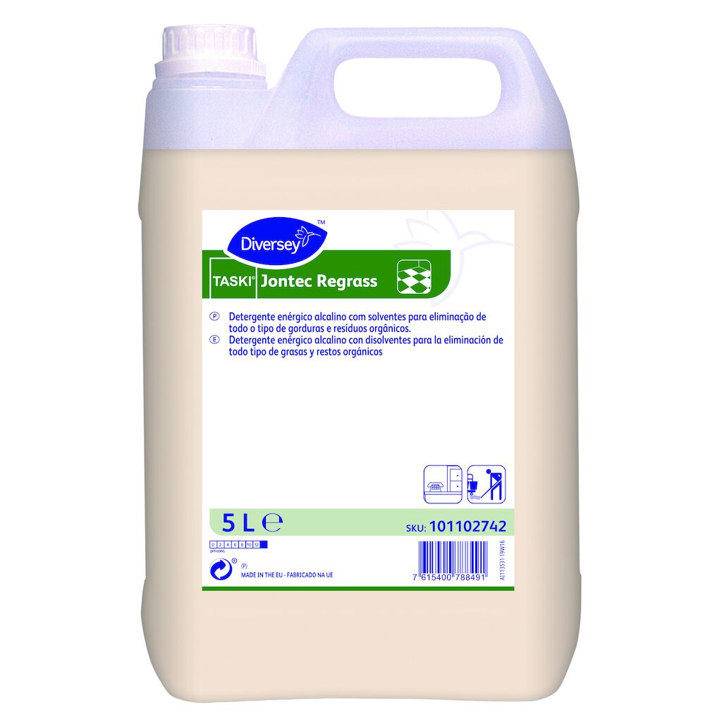 TASKI Jontec Regrass 2x5L - Detergente enérgico alcalino
