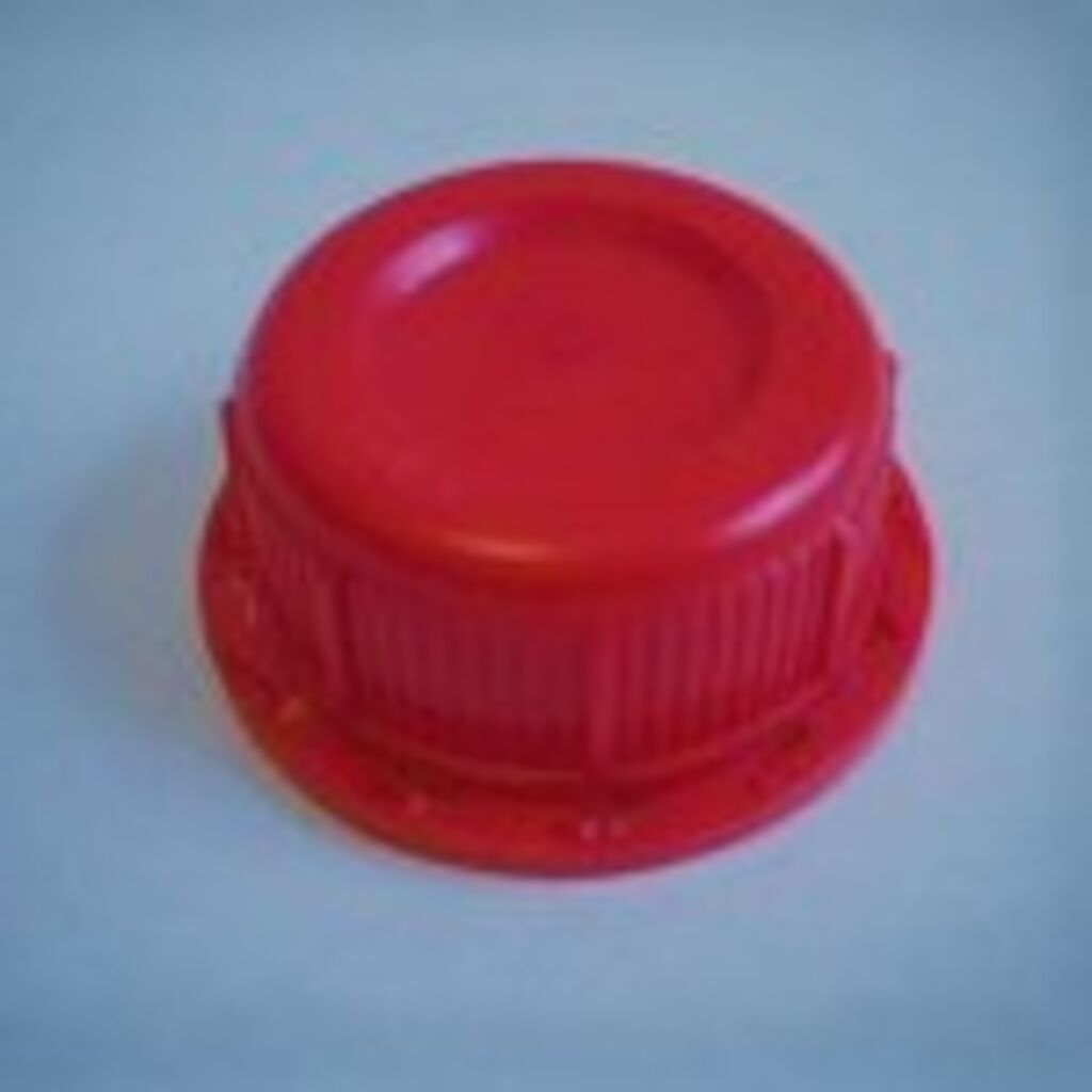 3866/104 Tapped cap red 1pc
