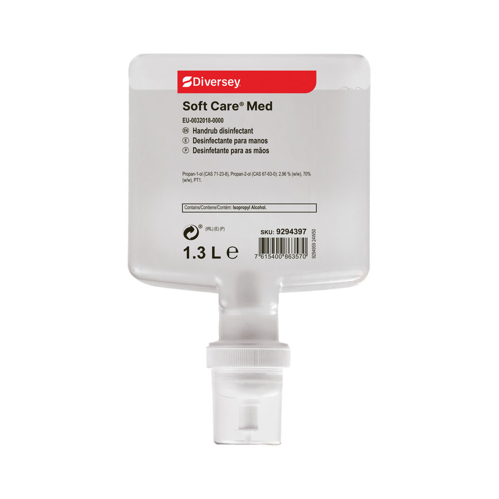 Soft Care Med 4x1.3L - Desinfectante instantáneo para manos