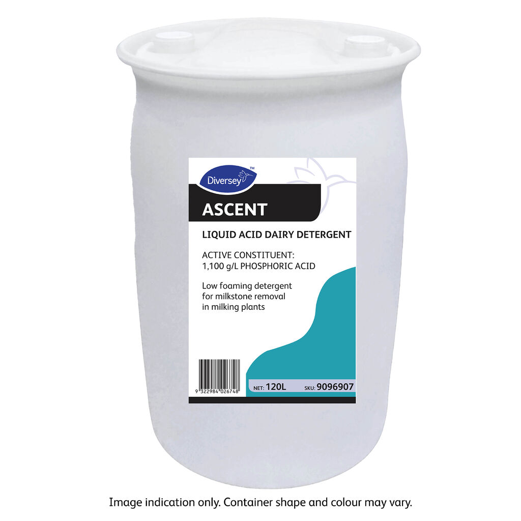 Ascent 120L - Liquid Acid Dairy Detergent