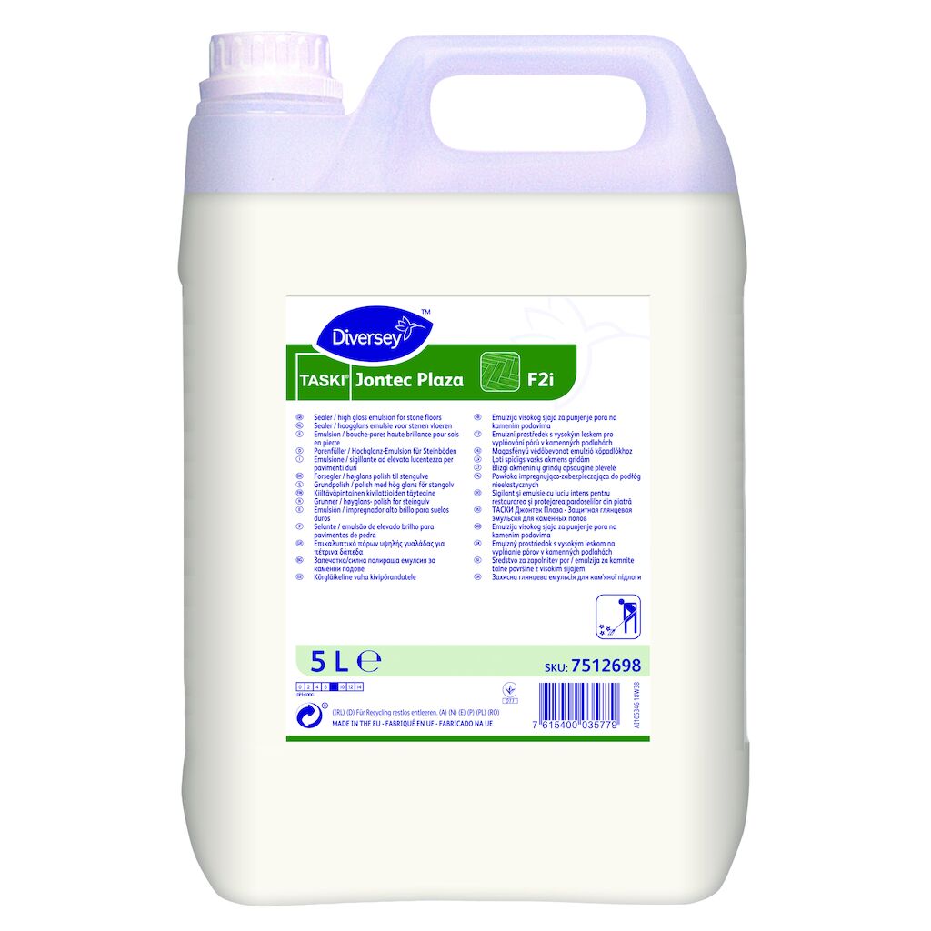 TASKI Jontec Plaza F2i 2x5L - Sigillante emulsione per pavimenti in pietra 2-in-1